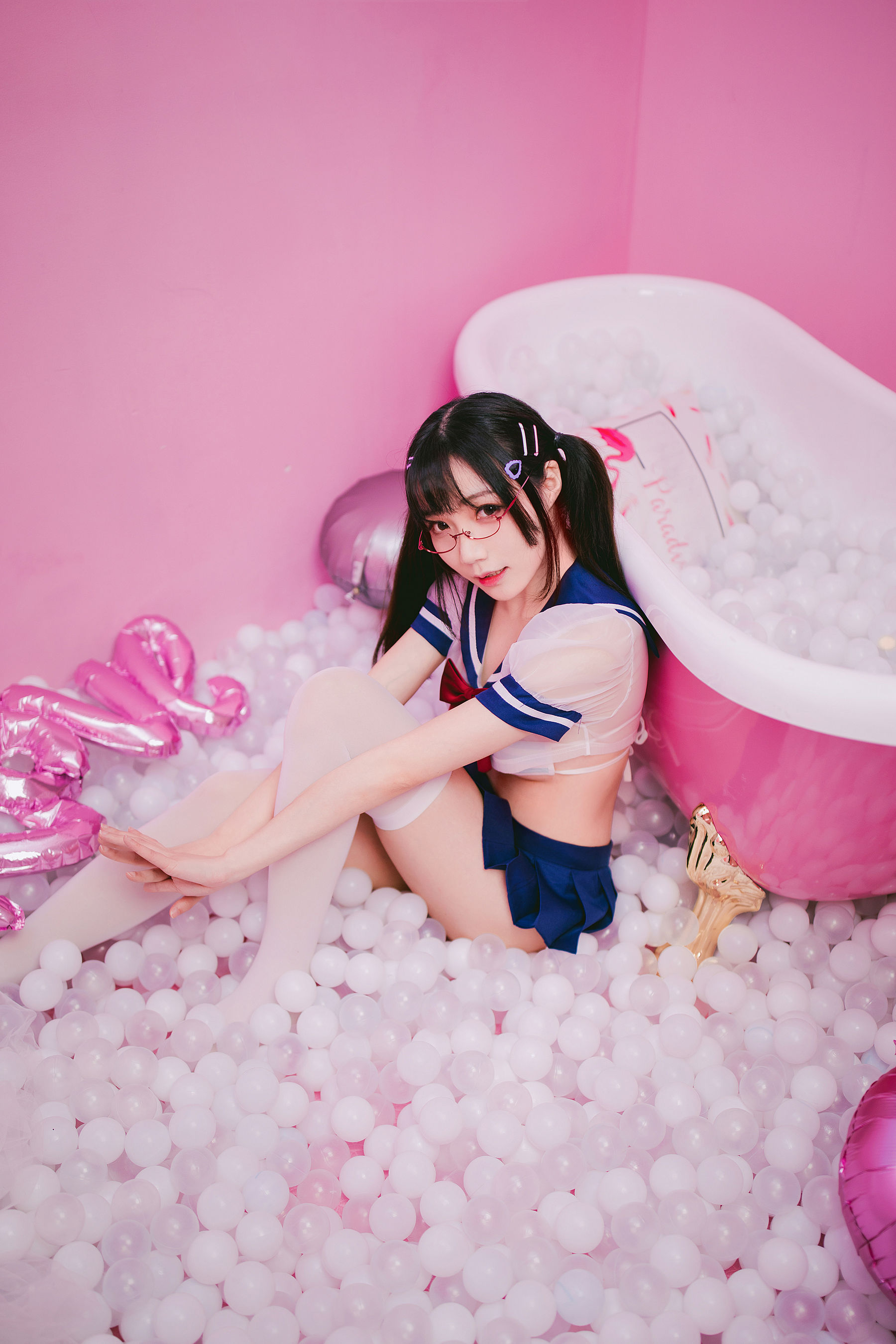 [网红COSER写真] 萝莉福利真央Mao - JK第8张