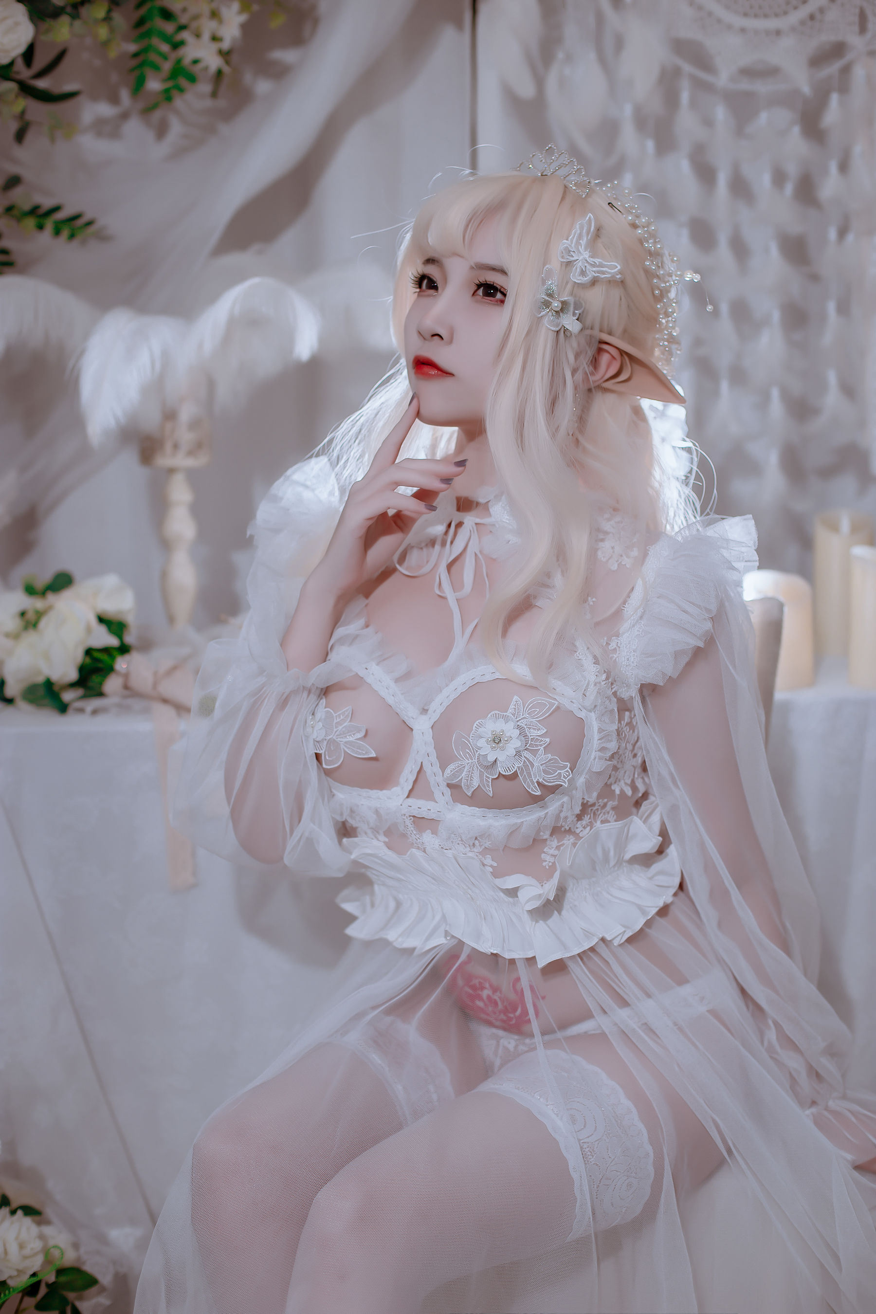 [网红COSER写真] 人气Coser二佐Nisa - 精灵公主第11张