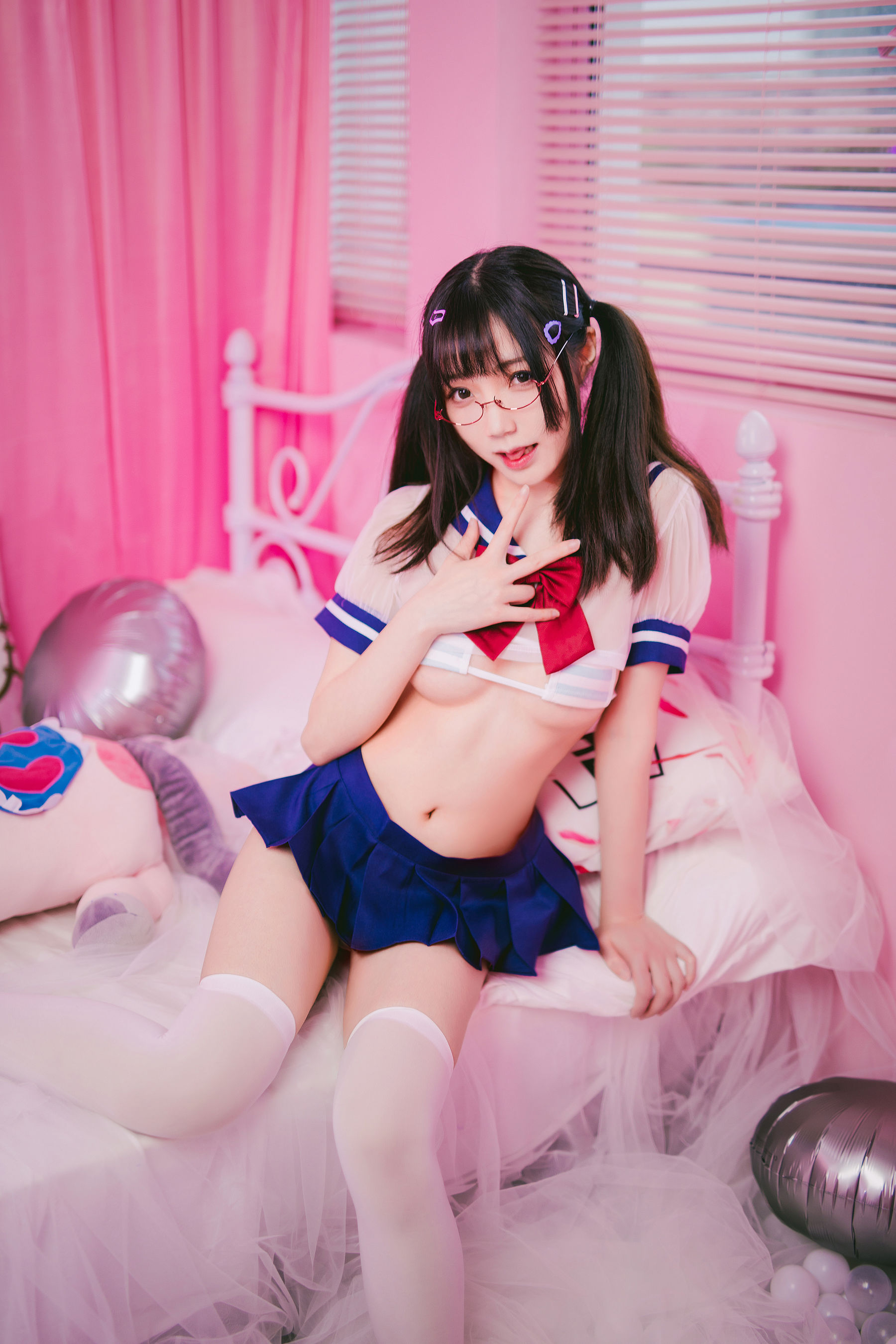 [网红COSER写真] 萝莉福利真央Mao - JK第4张