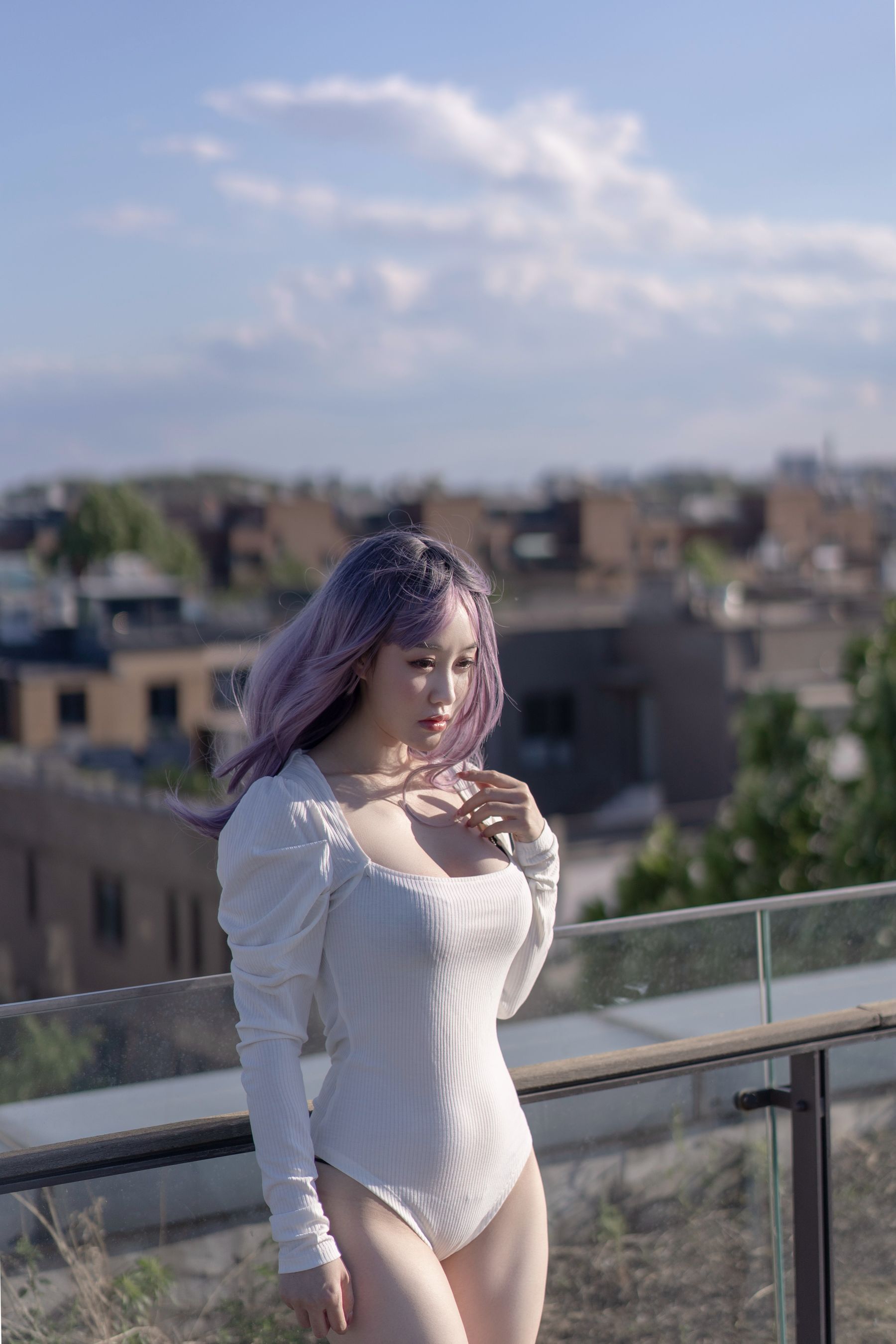 [网红COSER写真] 动漫博主脱尾巴Mizuki - 天台第3张