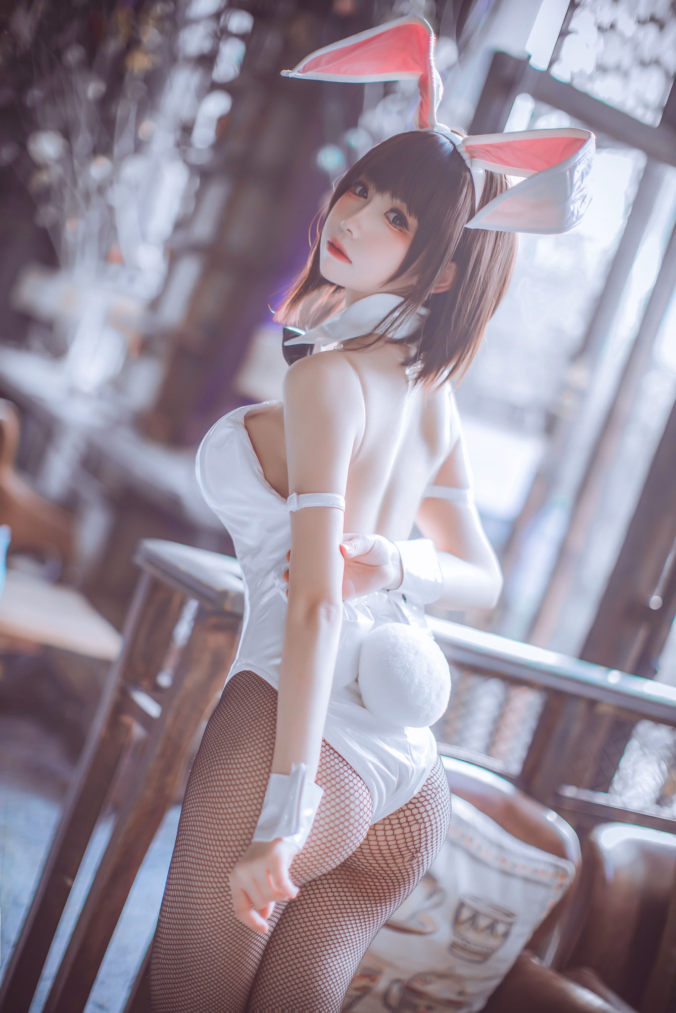 [网红COSER写真] Coser衣衣 - 加藤惠兔女郎第6张