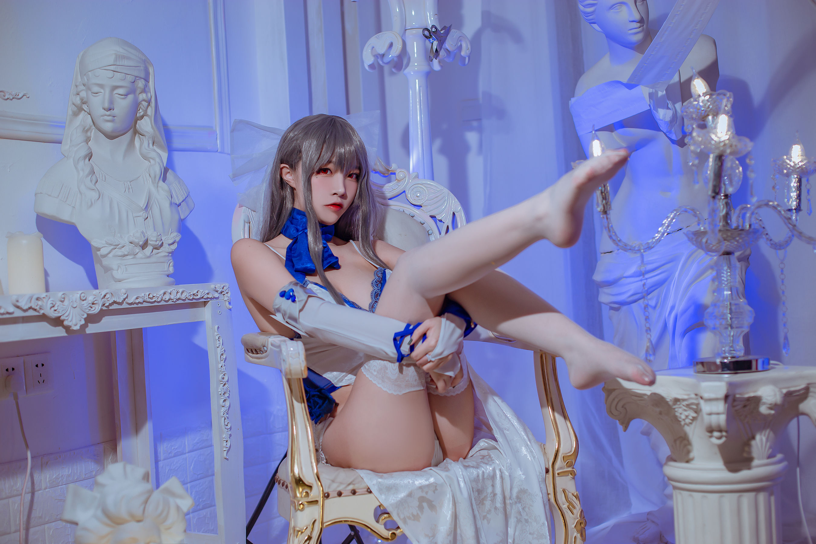 [COS福利] 人气Coser二佐Nisa - 碧蓝航线 路易九世礼服第7张