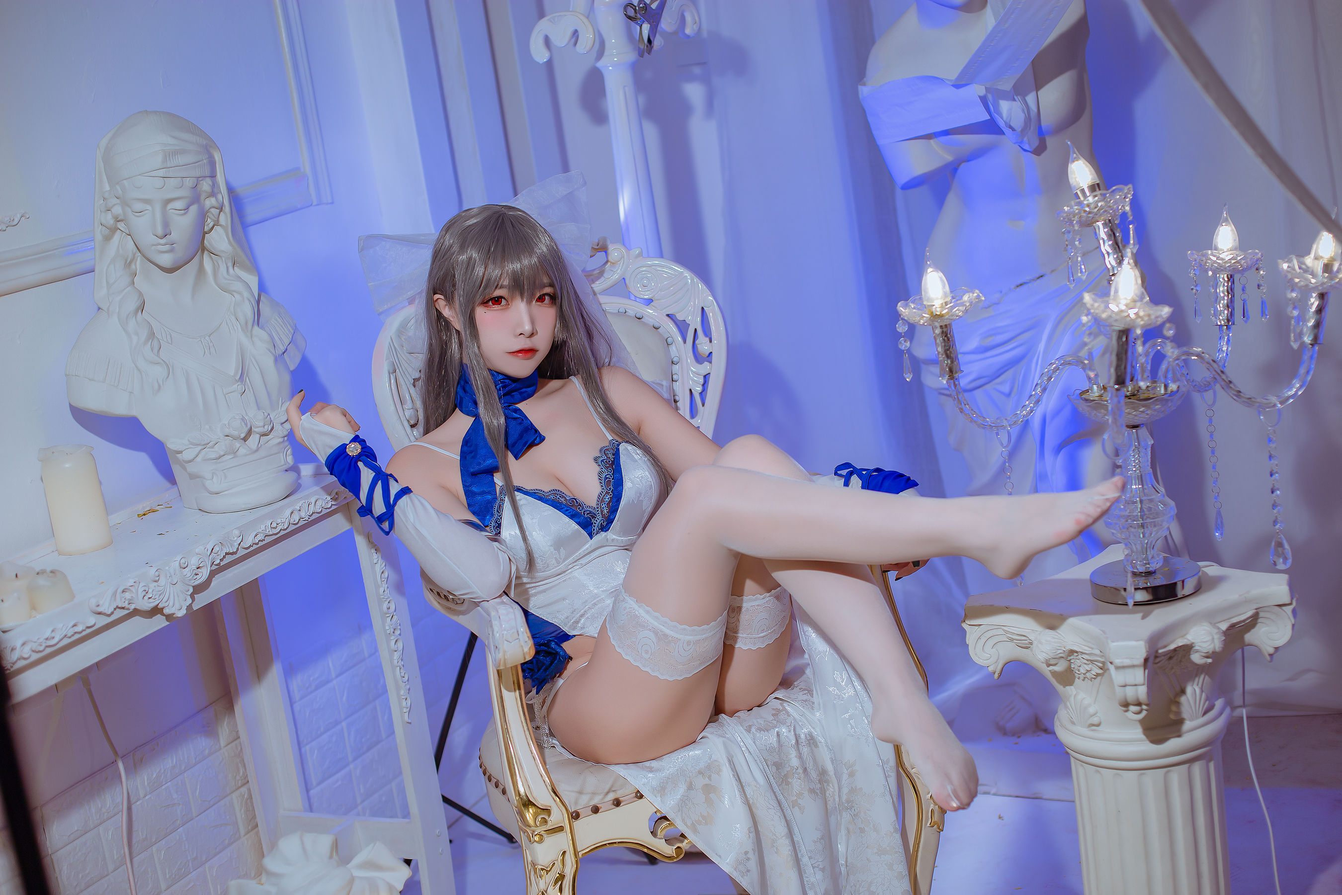 [COS福利] 人气Coser二佐Nisa - 碧蓝航线 路易九世礼服第7张