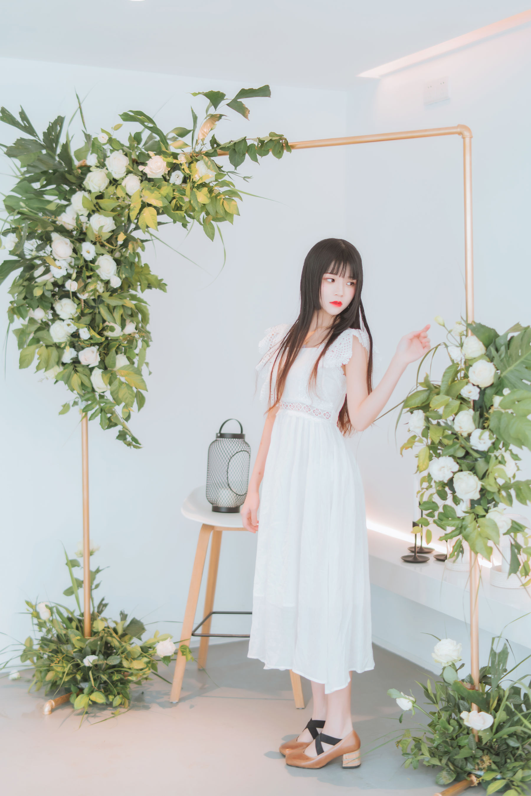 [COS福利] 桜桃喵 - 清新之白花花第5张