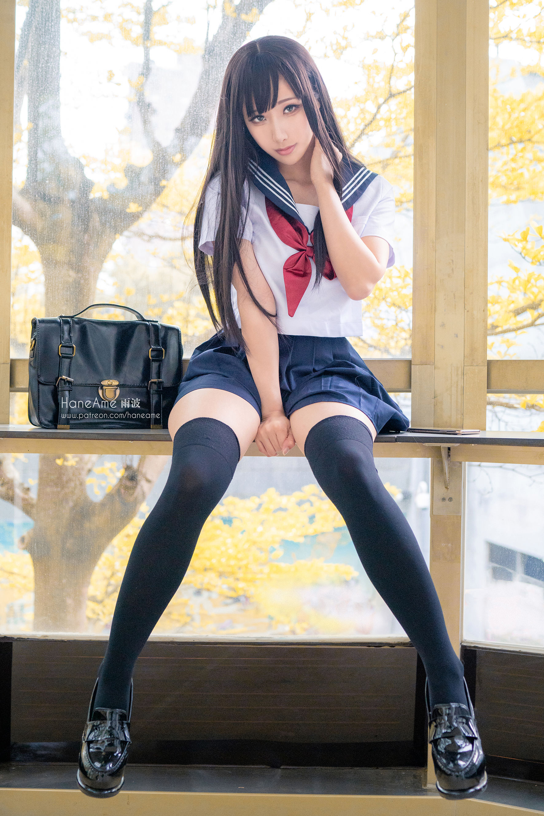 [COS福利] Hane Ame 雨波写真 - JK第6张