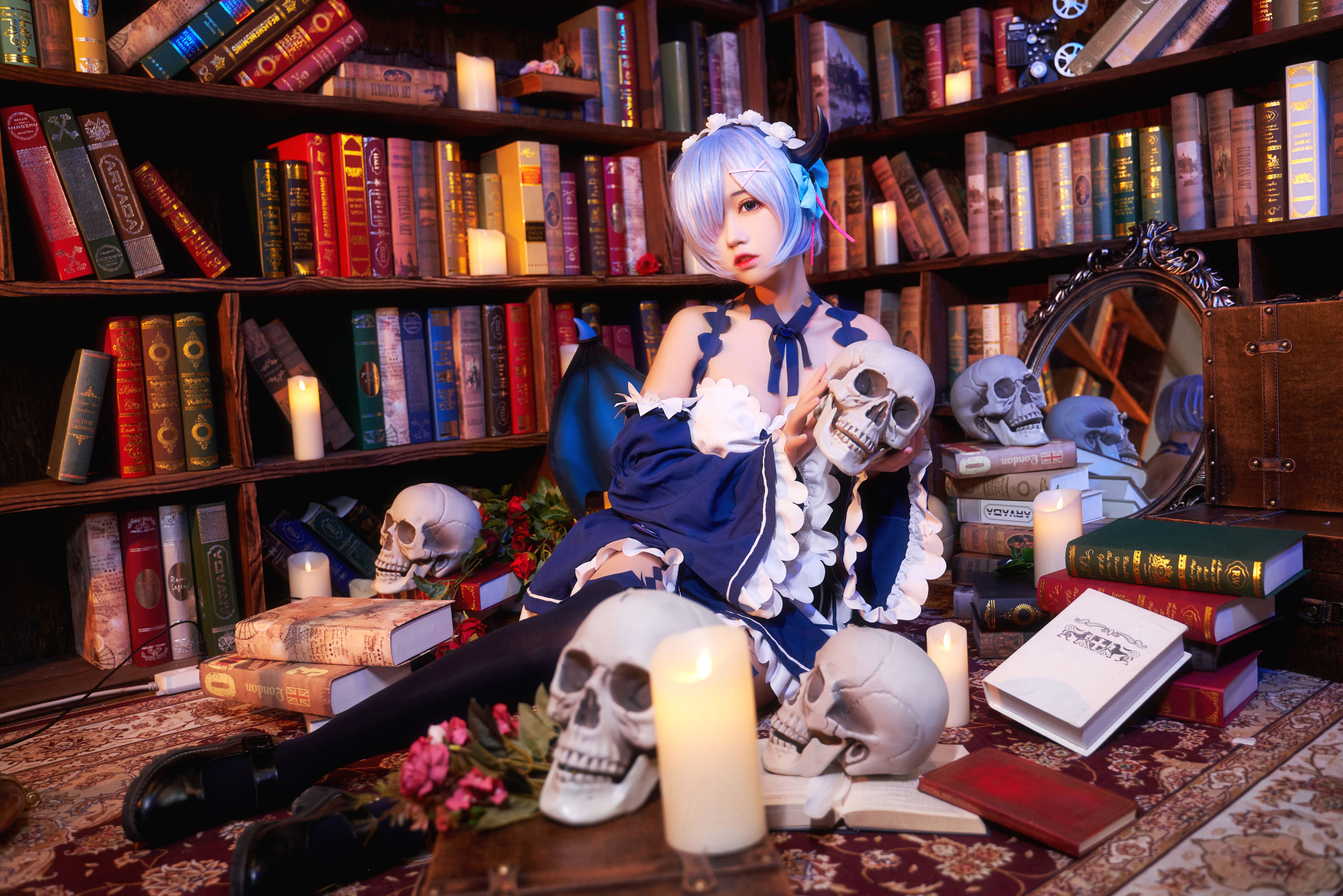 [COS福利] 猫君君MaoJun - 雷姆小恶魔第1张