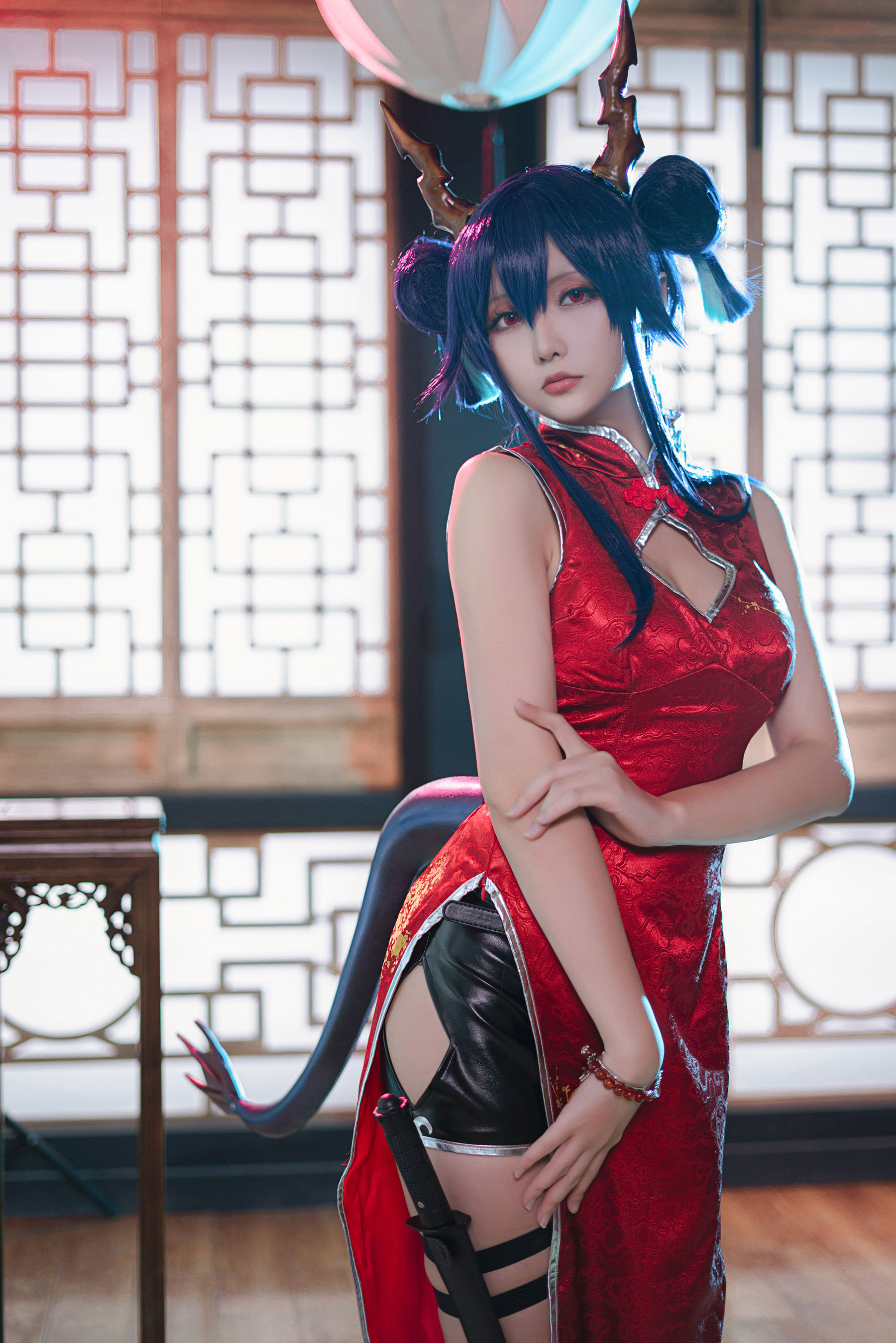 [COS福利] Coser小姐姐星之迟迟 - 明日方舟《陈》第6张