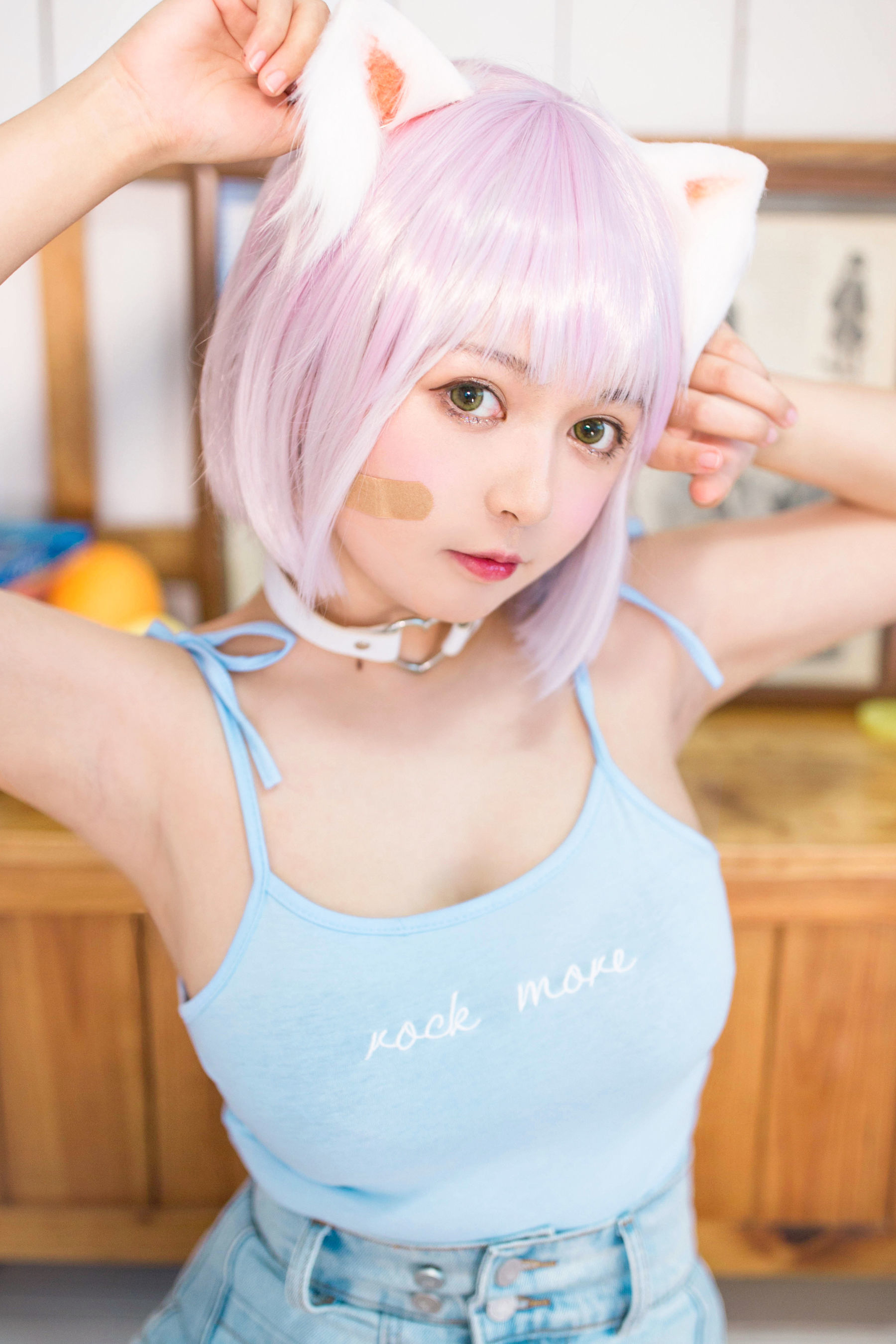 [网红COSER] 大眼萌妹黑猫猫OvO - 养猫小课堂第10张