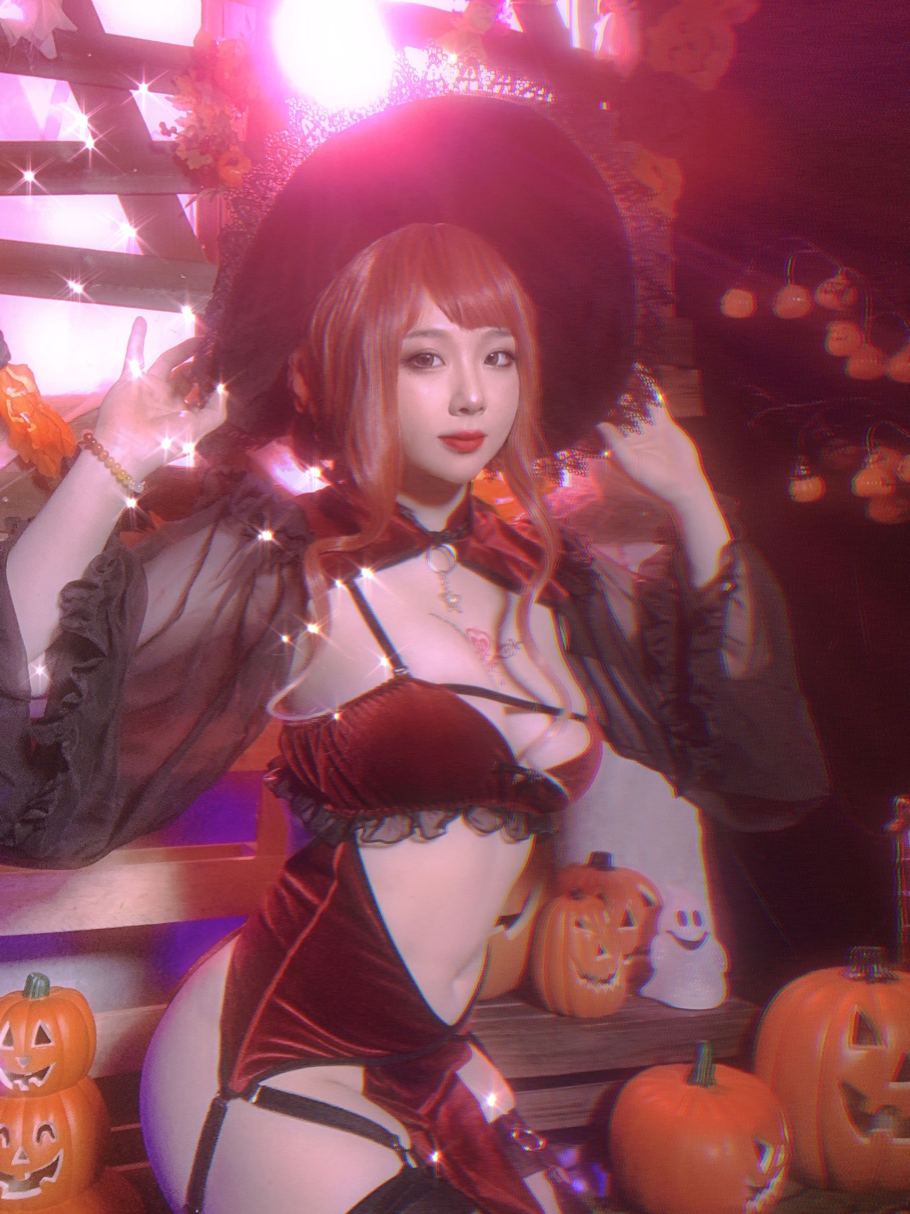 [福利COS] 皮皮奶可可爱了啦 - 万圣节女巫第17张