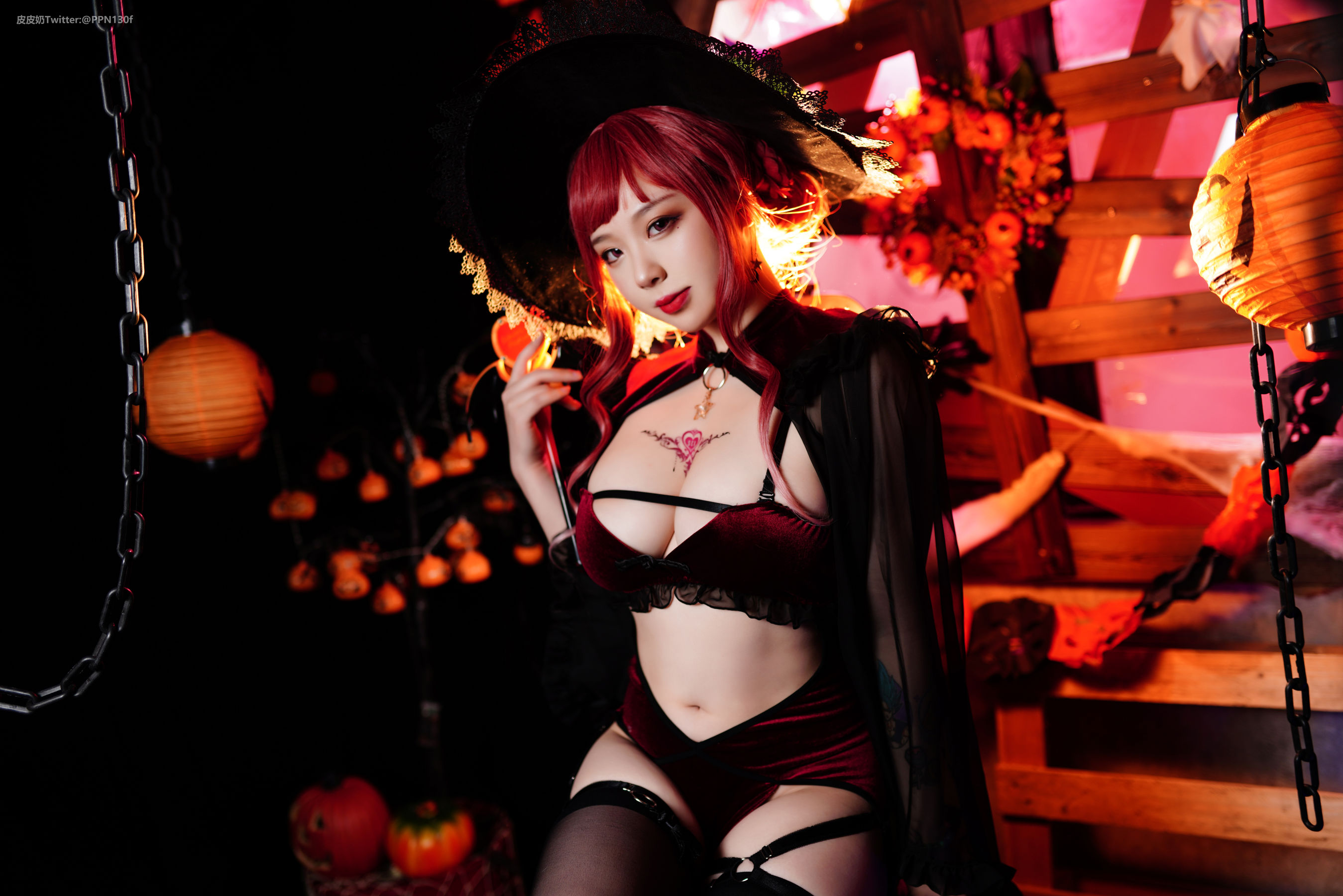 [福利COS] 皮皮奶可可爱了啦 - 万圣节女巫第9张