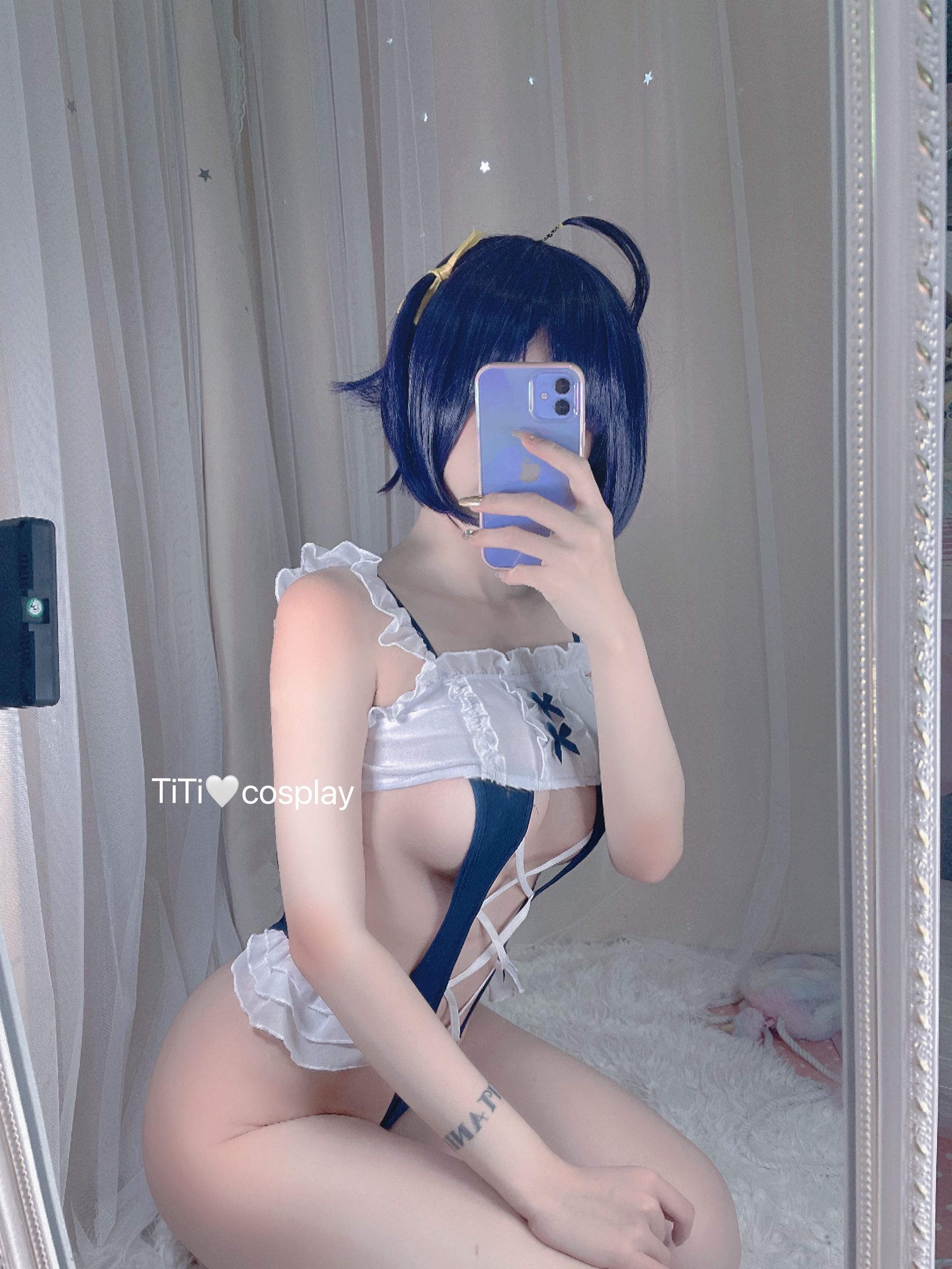 [福利COS] 钛合金大粑粑 - 女仆自拍第15张