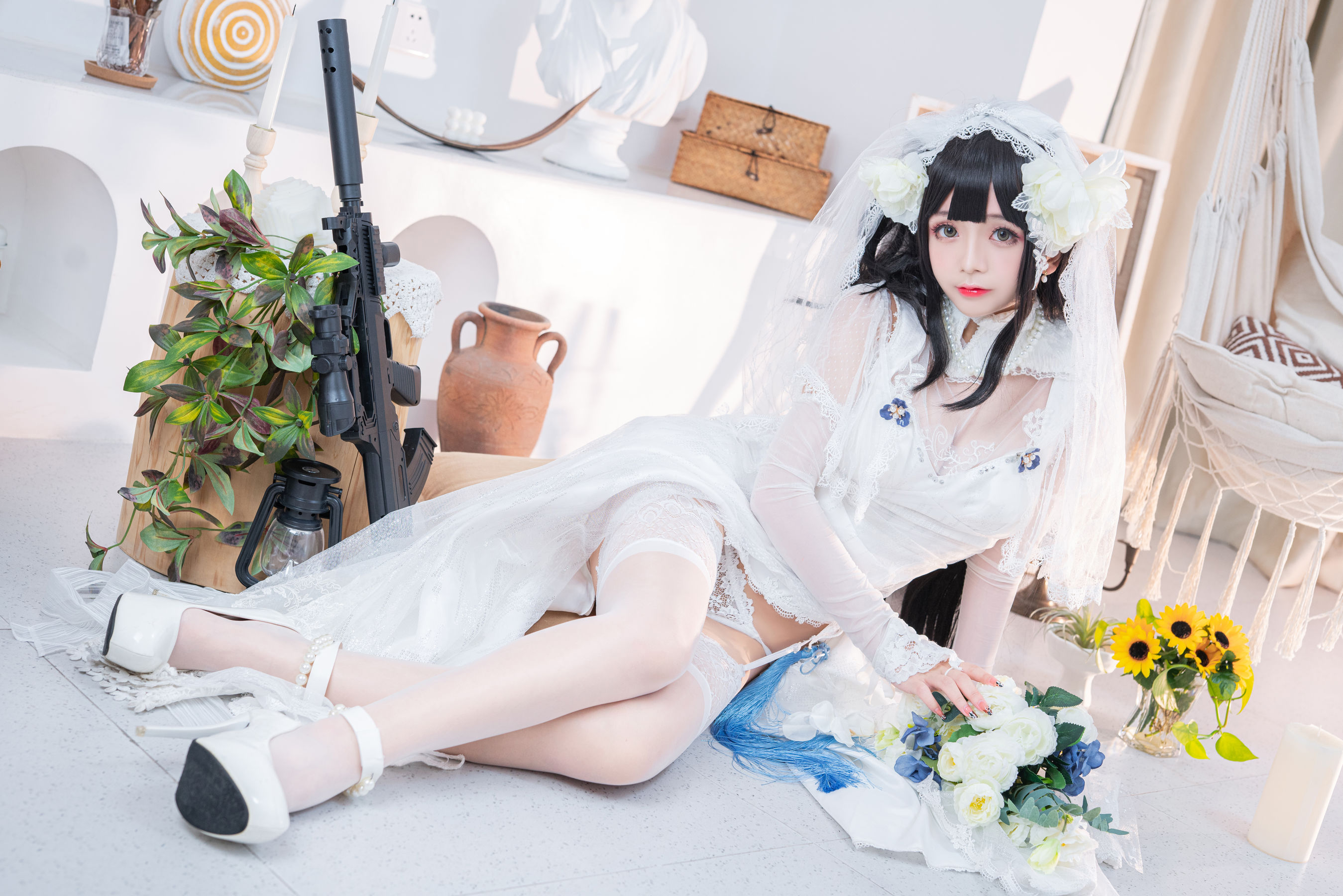[福利COS] Cosplay日奈娇 - 95式婚纱第10张