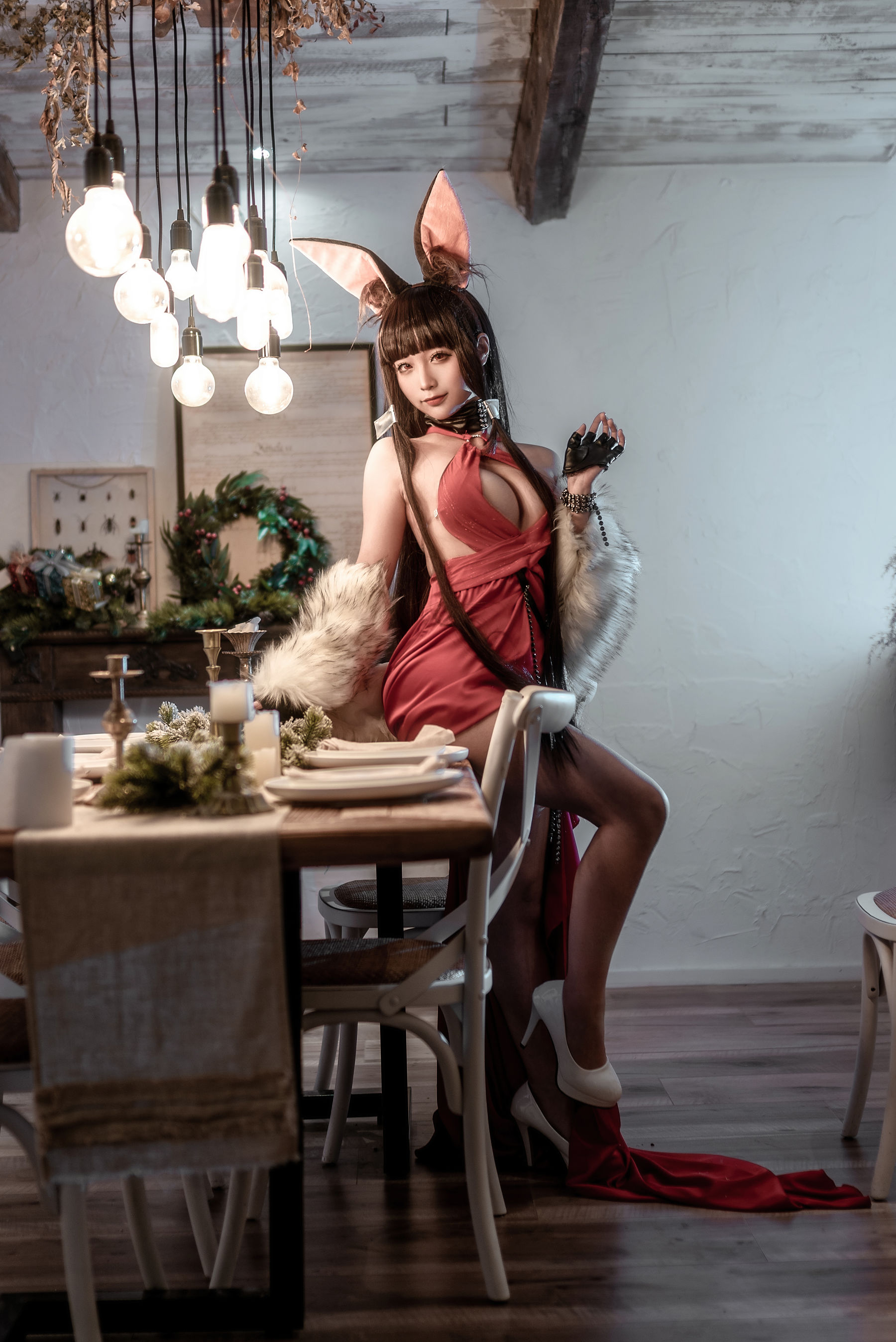 [福利COS] 动漫博主蠢沫沫 - 碧蓝航线 赤城第4张