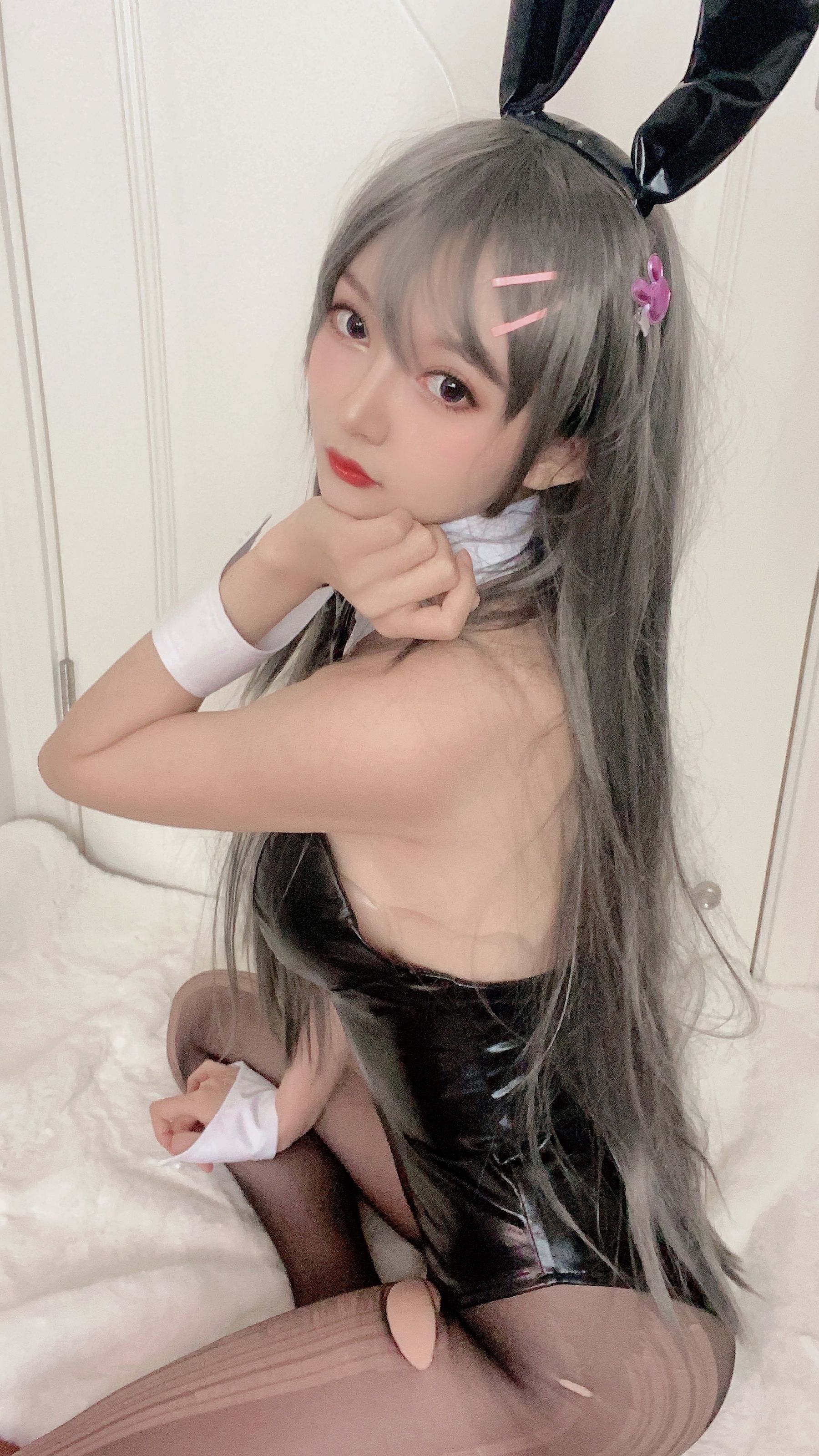 [福利COS] 51酱 - 麻衣兔女郎第14张