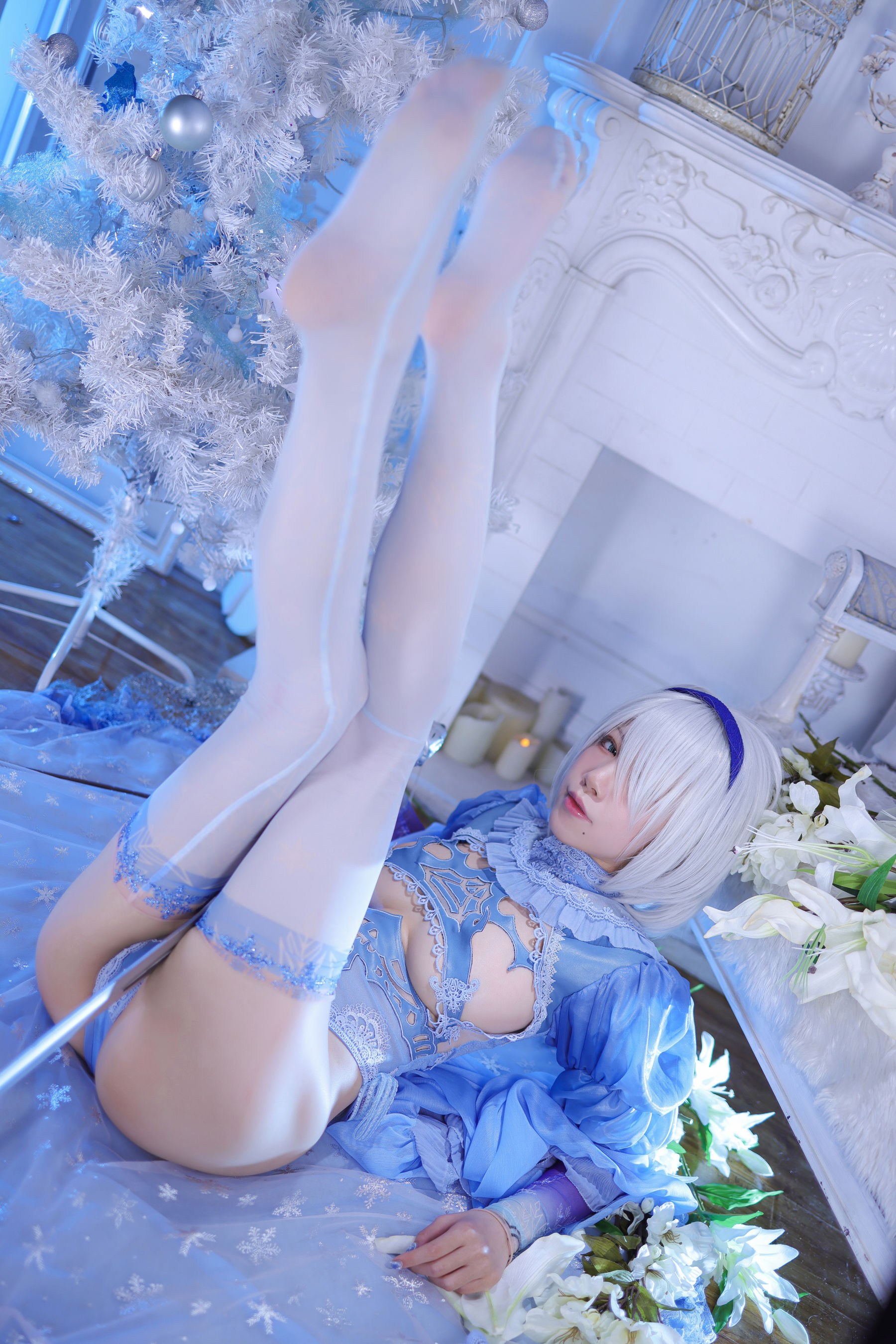 [网红COS] 动漫博主水淼aqua - 冰雪2B-1第13张