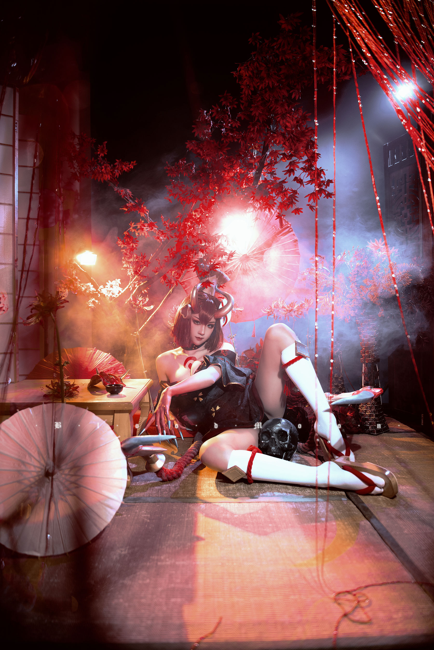 [网红COS] 瓦斯塔亚小龙虾 - 猩红之月伊芙琳第1张