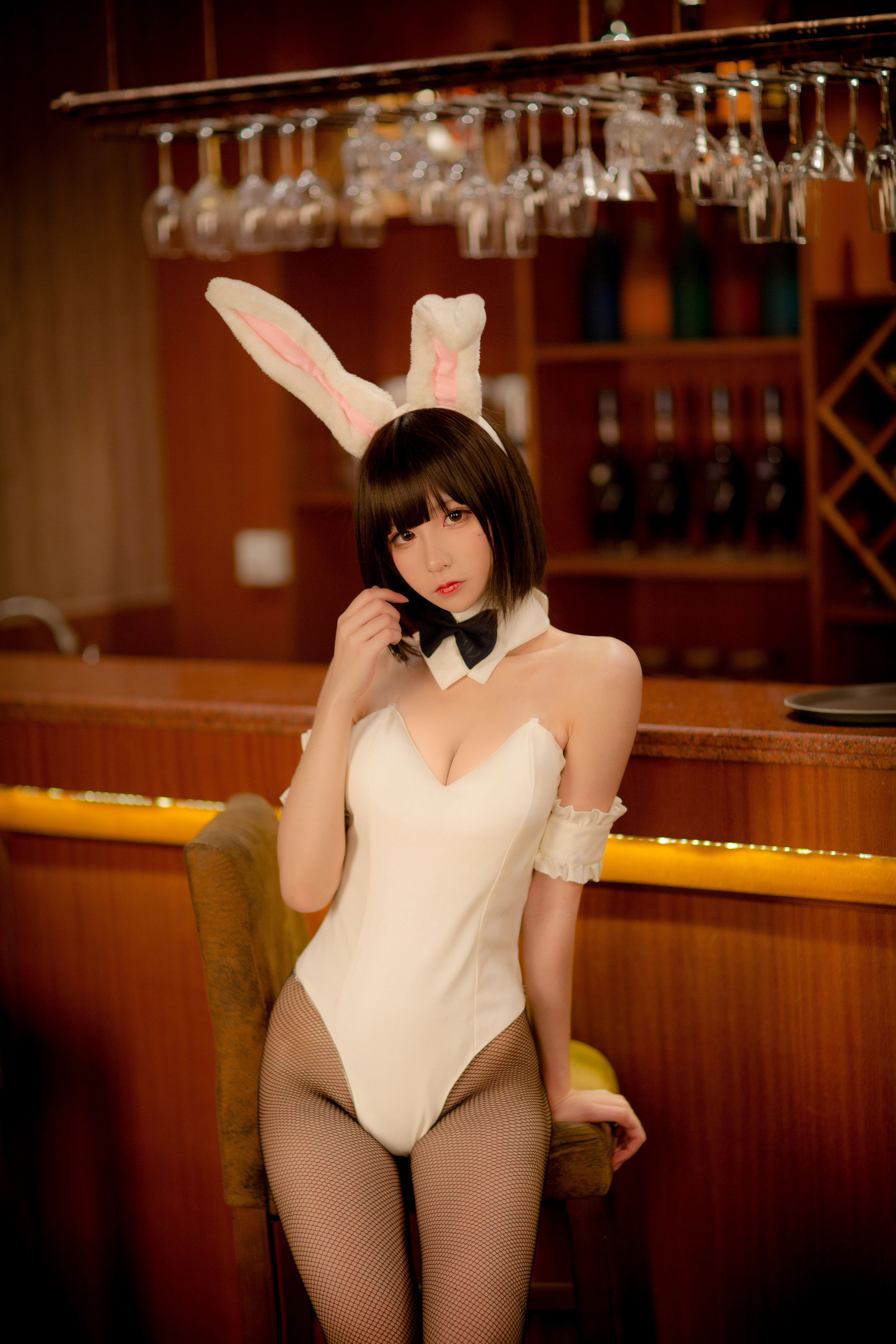 [福利COS] 拼音拼嘤嘤 - 加藤惠兔女郎第4张