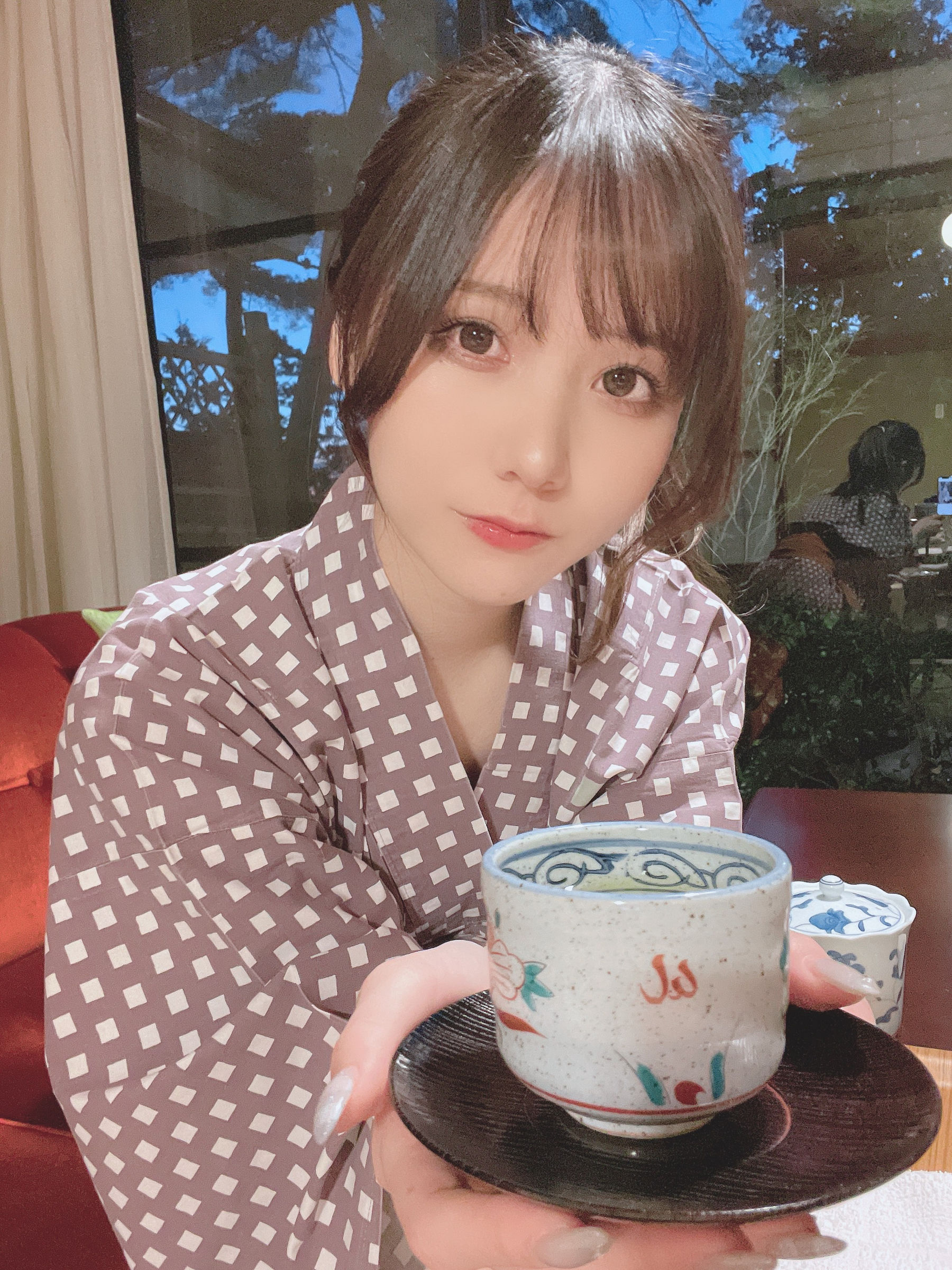 [福利COS] 日本甜美COSERけんけん[fantia] 20220111-石川観光 温泉浴衣第8张