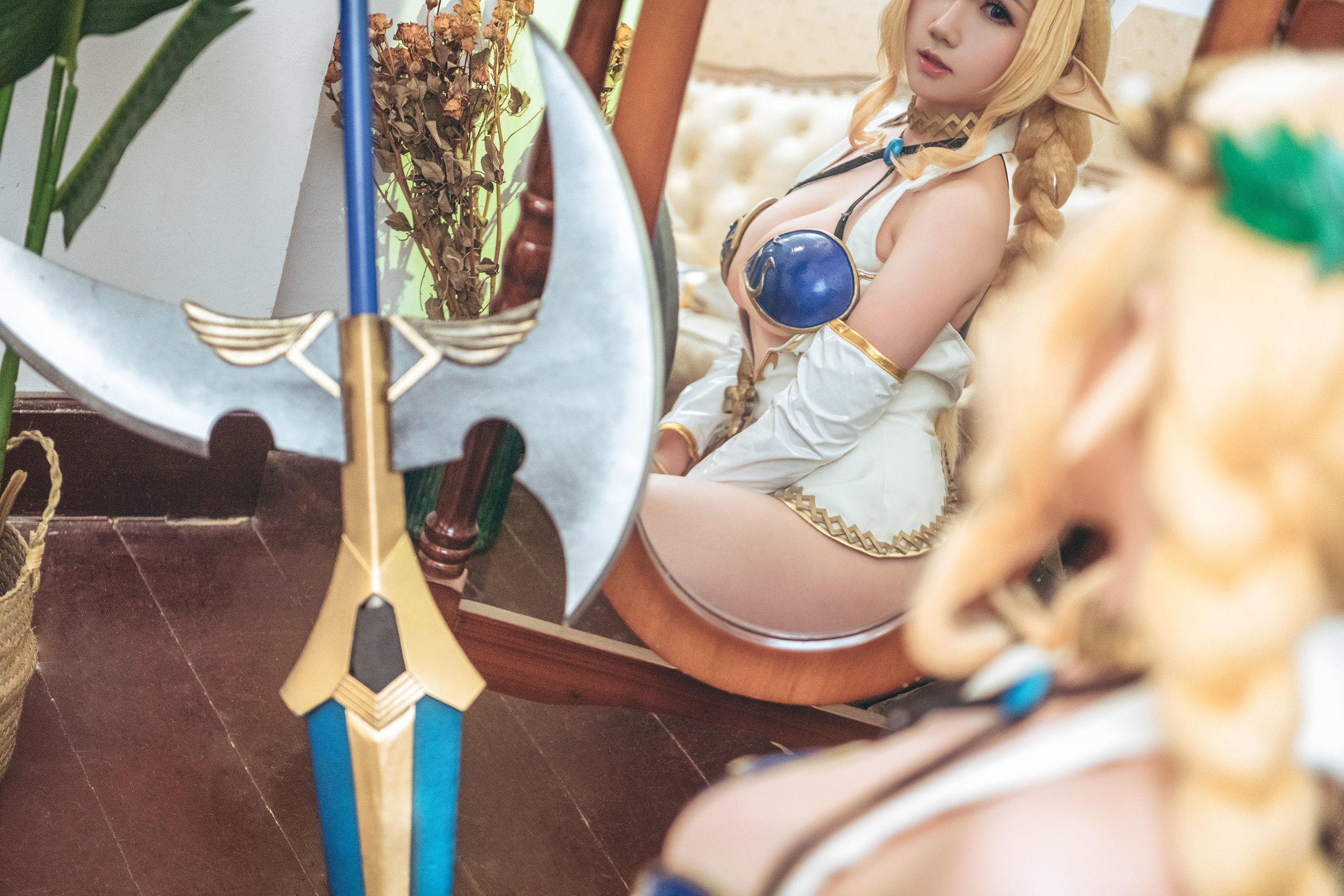 [福利COS] 微肉感萌妹是本末末 - 精灵村第12张