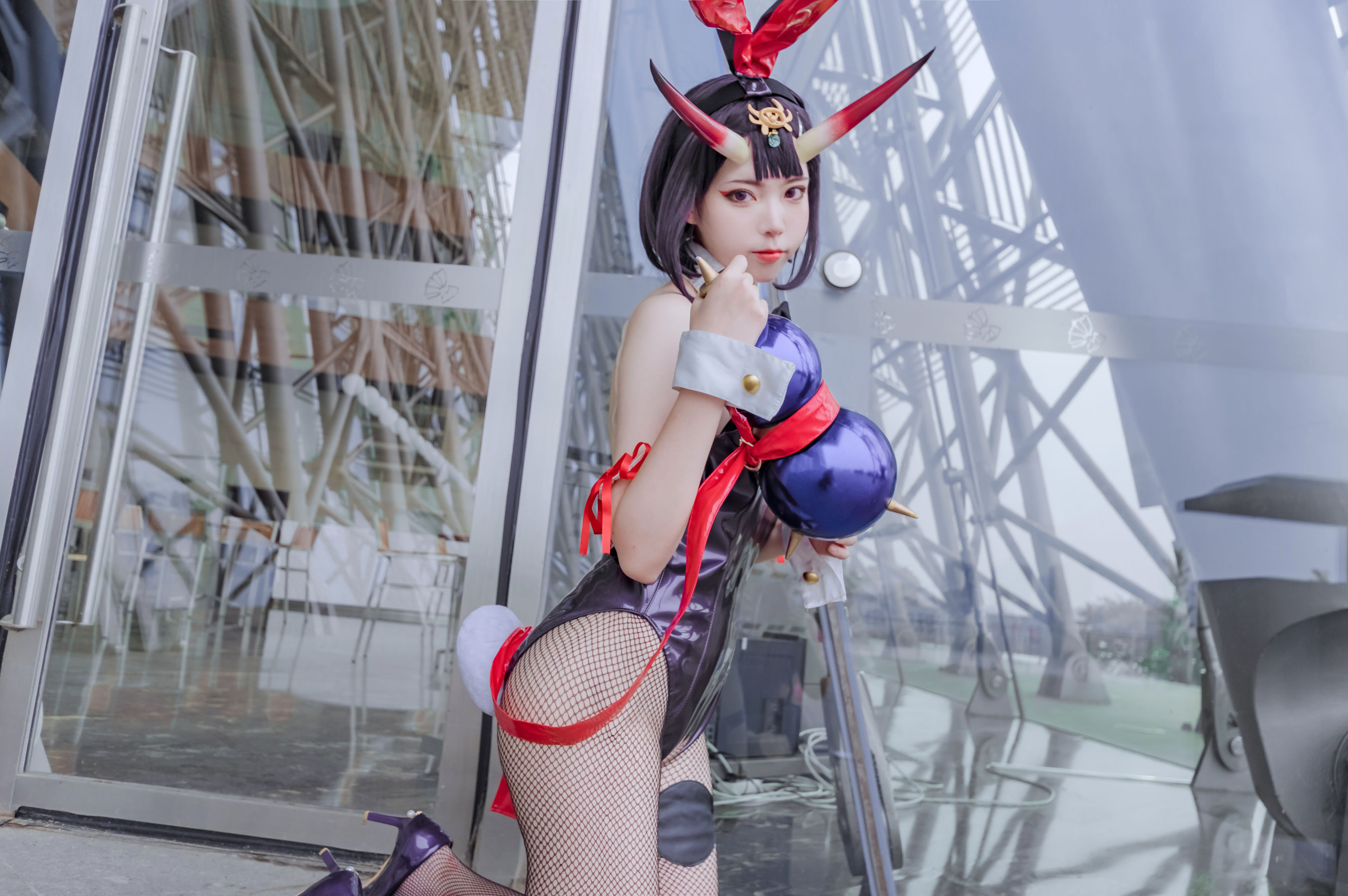 [福利COS] 可爱妹子Fushii_海堂 - 酒吞兔女郎第3张
