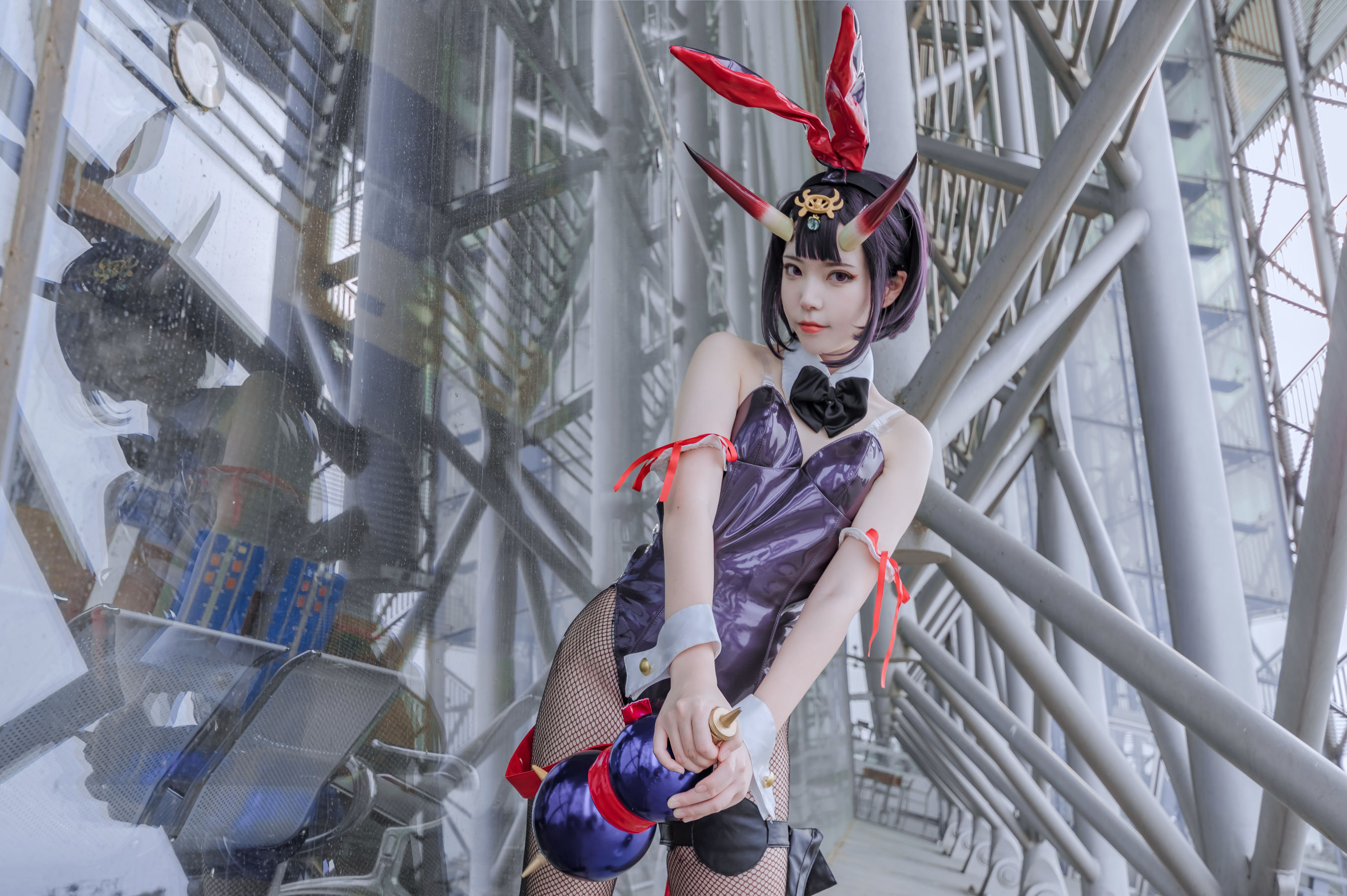 [福利COS] 可爱妹子Fushii_海堂 - 酒吞兔女郎第6张