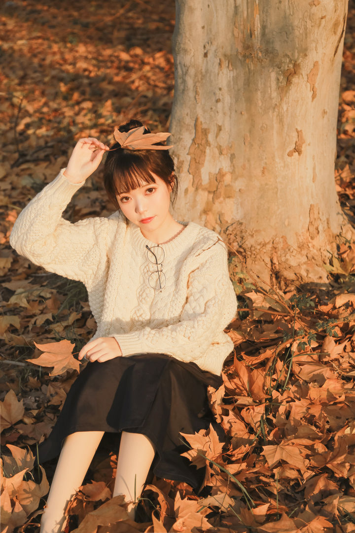 [福利COS] 可爱妹子Fushii_海堂 - 秋日女友第7张