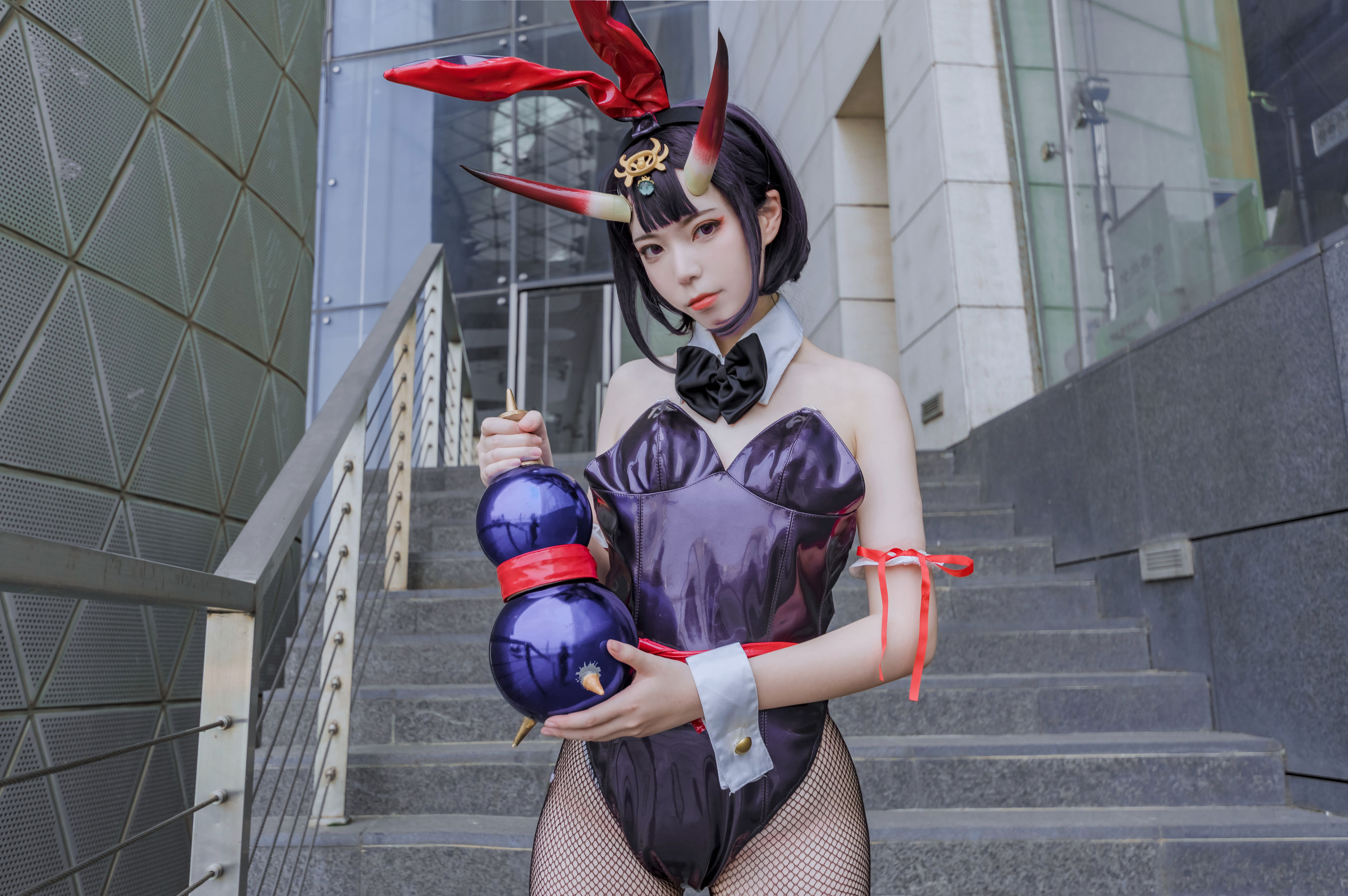[福利COS] 可爱妹子Fushii_海堂 - 酒吞兔女郎第1张