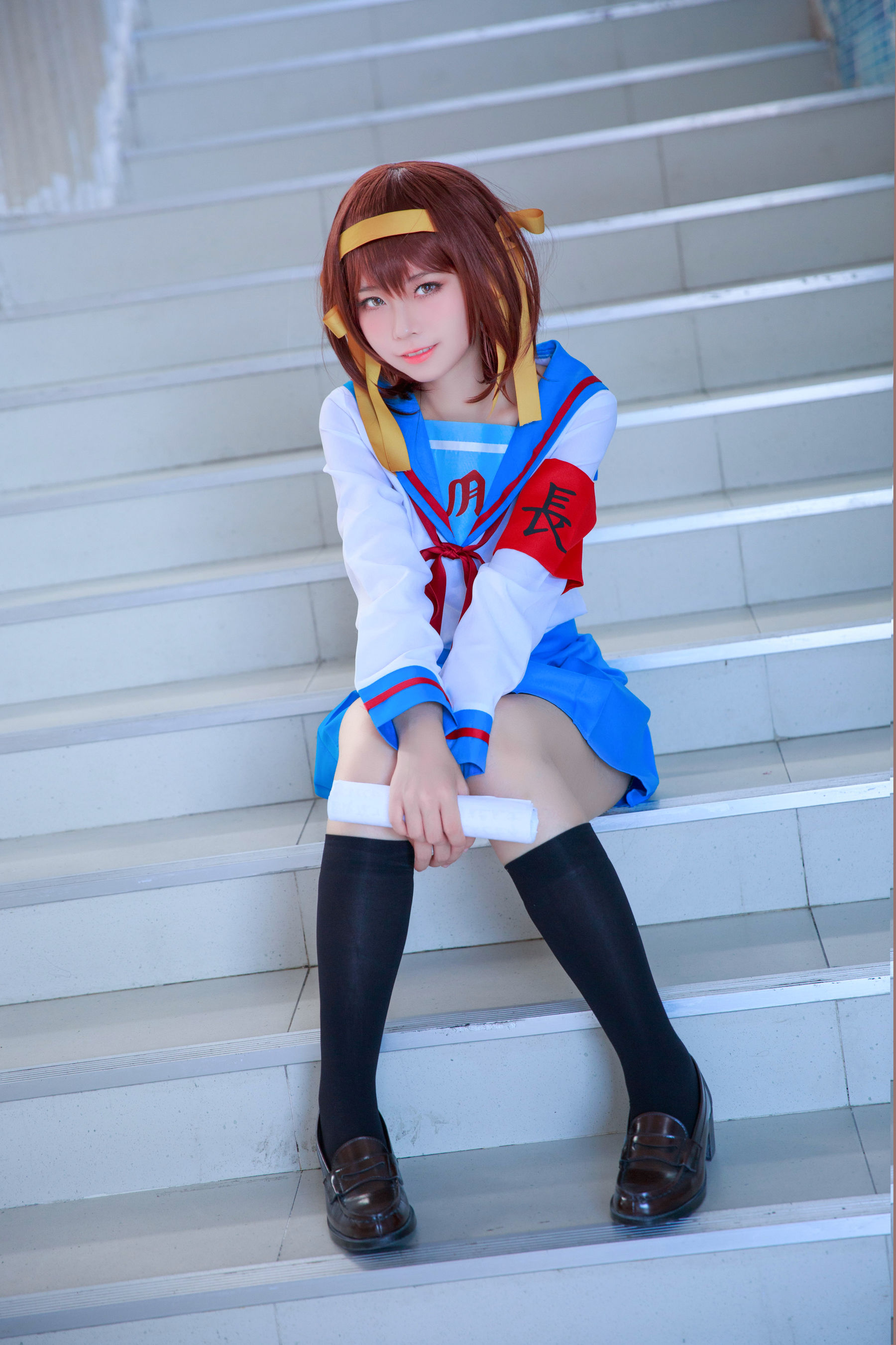 [福利COS] 动漫博主G44不会受伤 - 凉宫 制服第8张