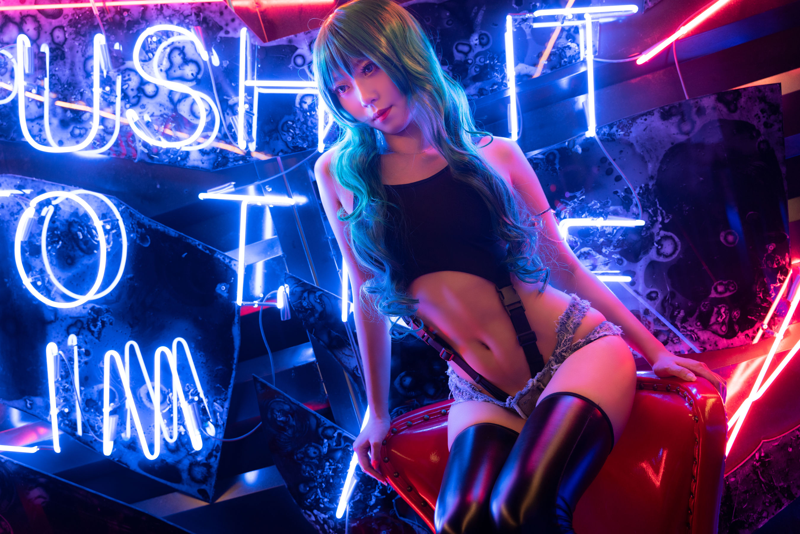 [福利COS] 动漫博主Money冷冷 - 高叉第4张