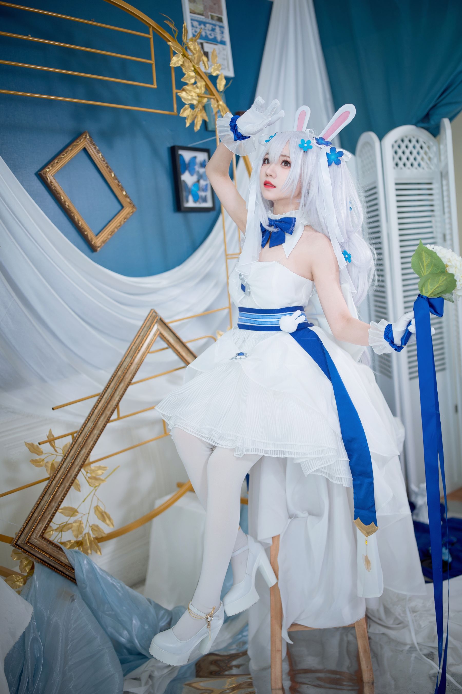 [福利COS] 花柒Hana - 拉菲花嫁第9张