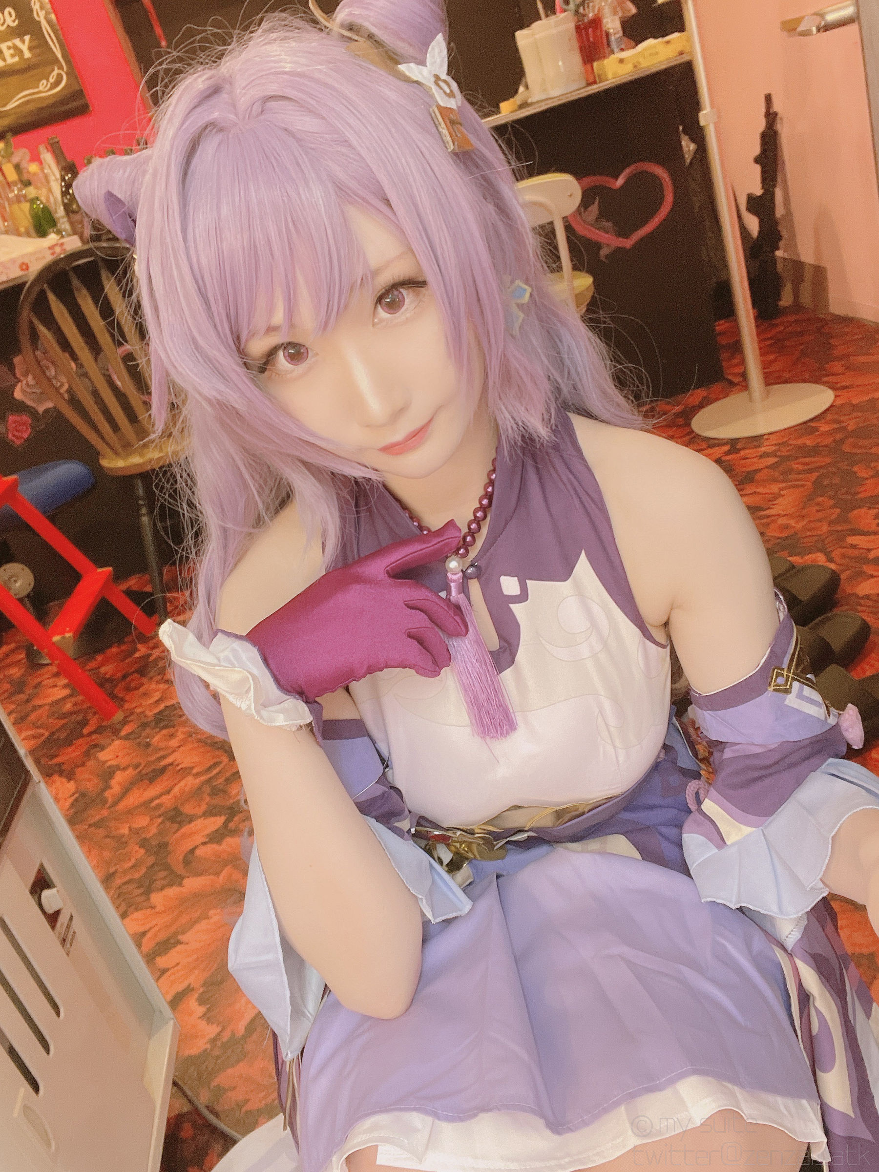 [福利COS] (Cosplay)[my suite] Atsuki あつき - Keqing 刻晴 (Genshin Impact)第7张