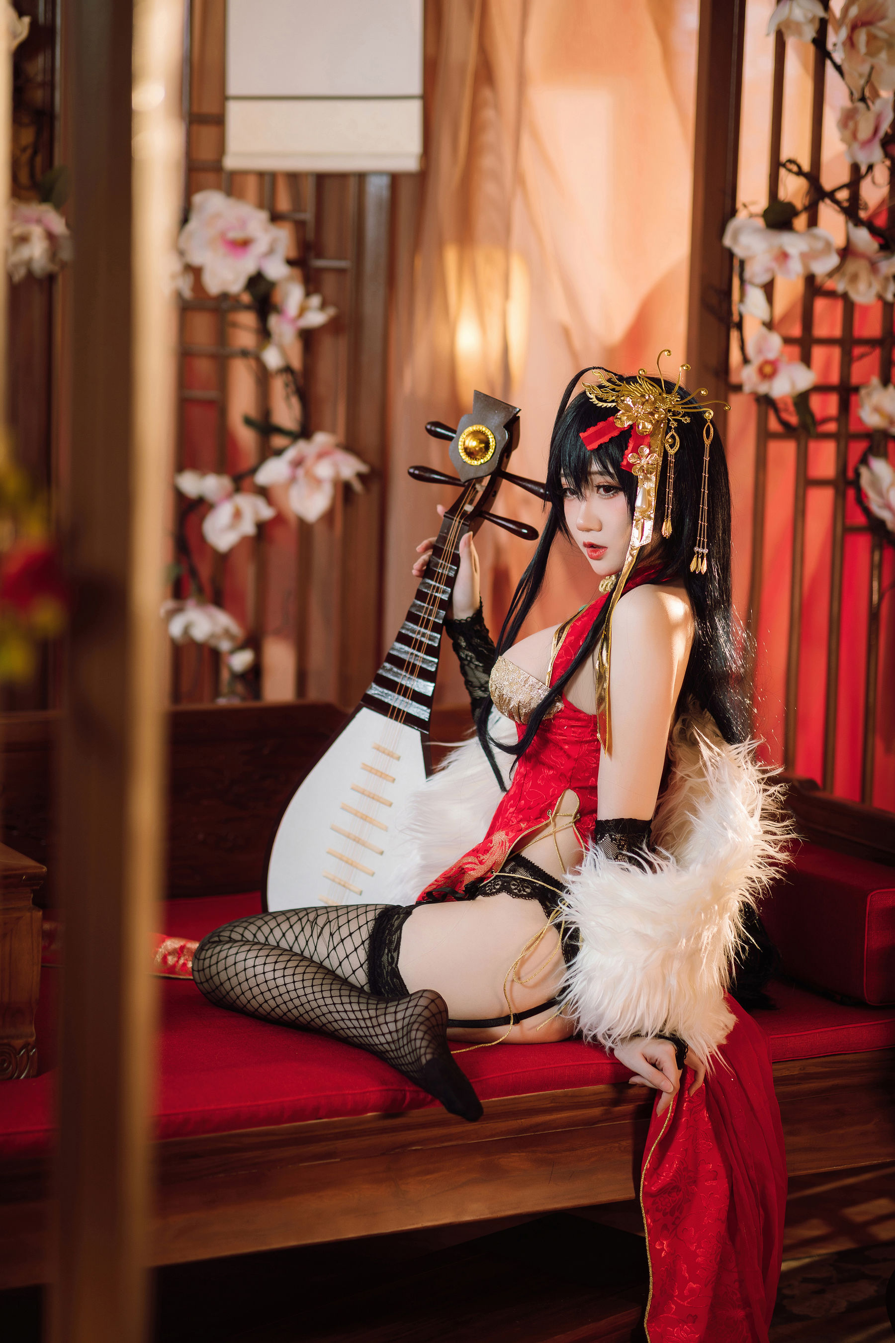 [福利COS] 焖焖碳 - 大凤旗袍第5张