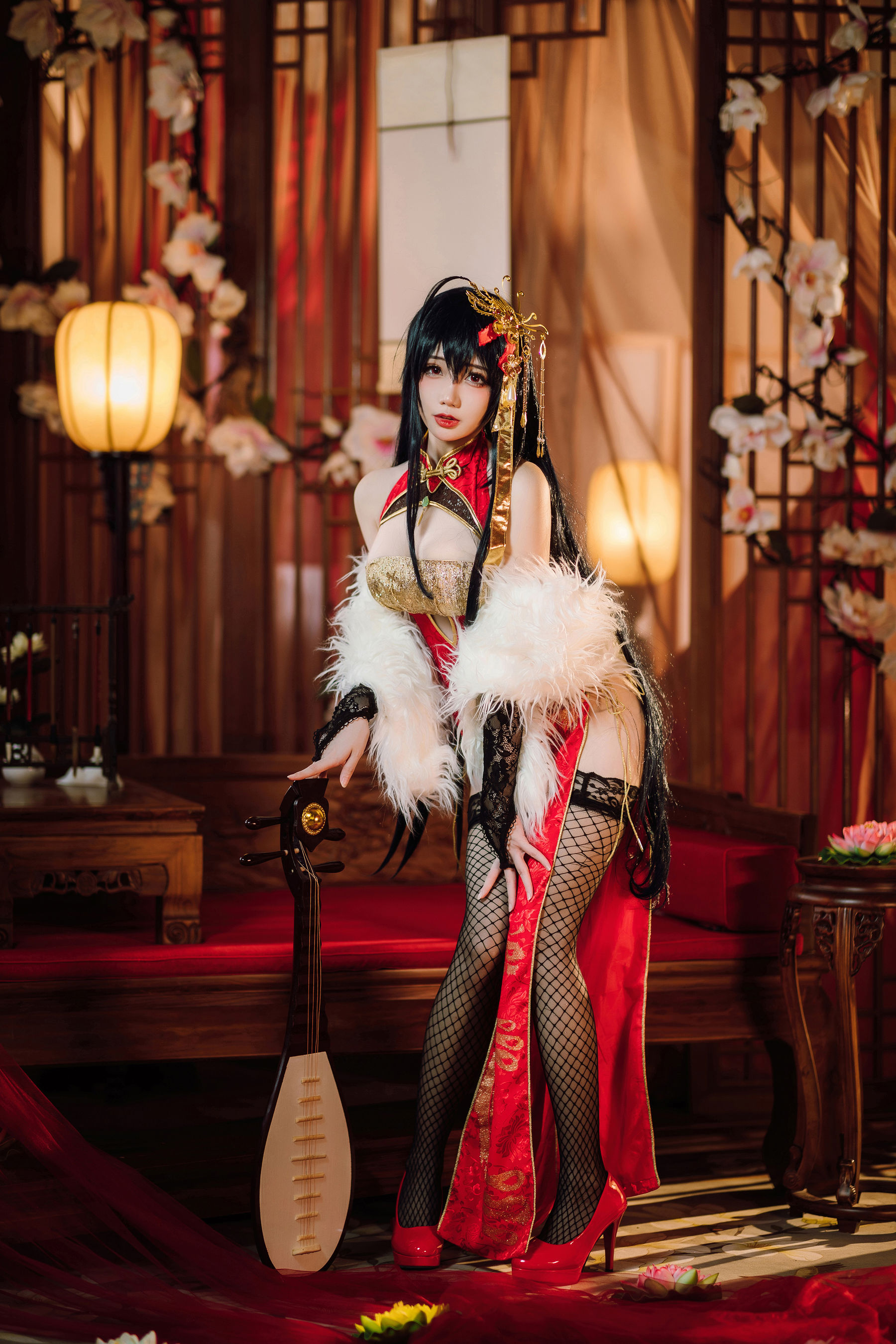 [福利COS] 焖焖碳 - 大凤旗袍第7张