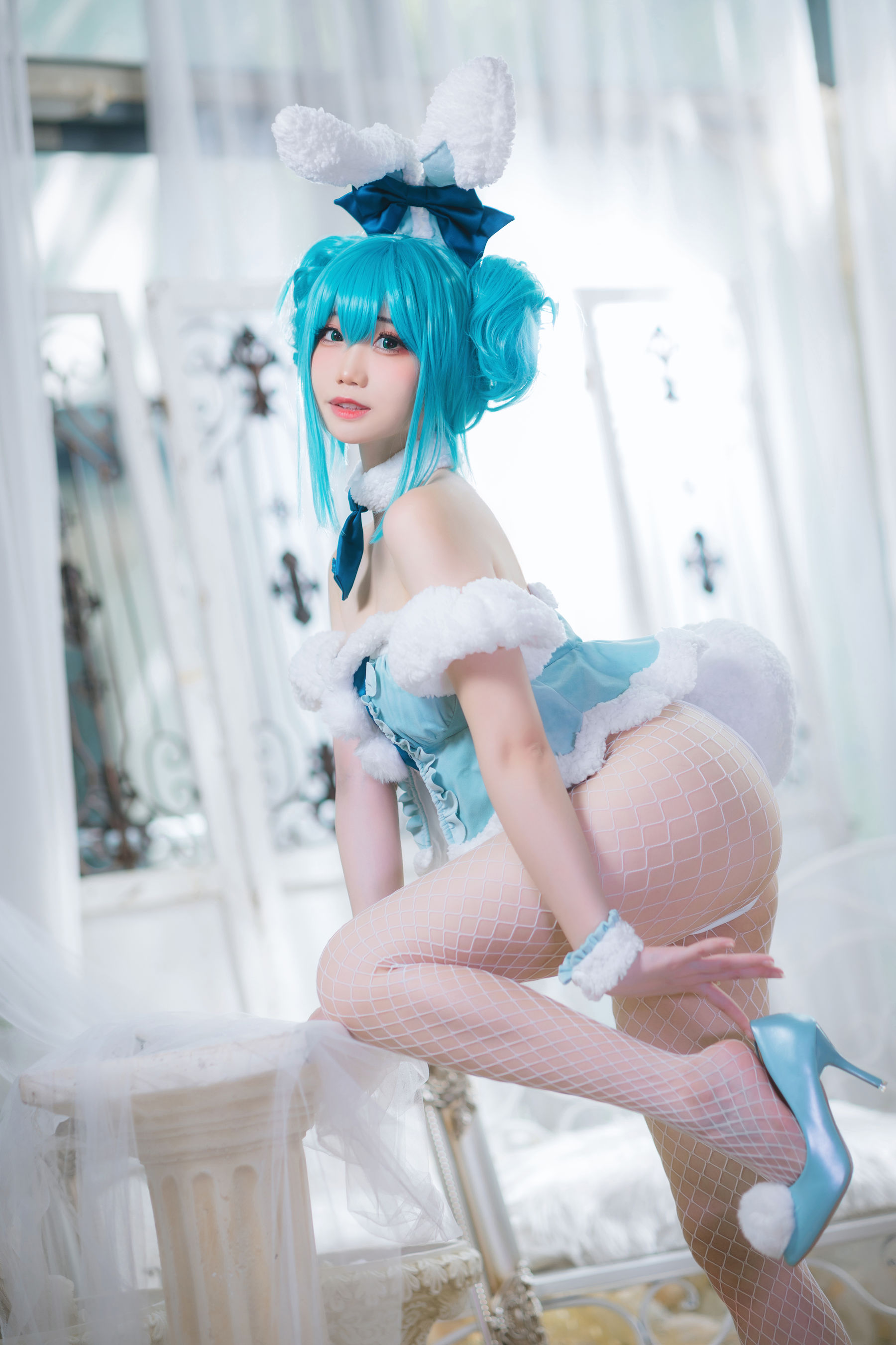 [福利COS] 焖焖碳 - 初音兔女郎第5张