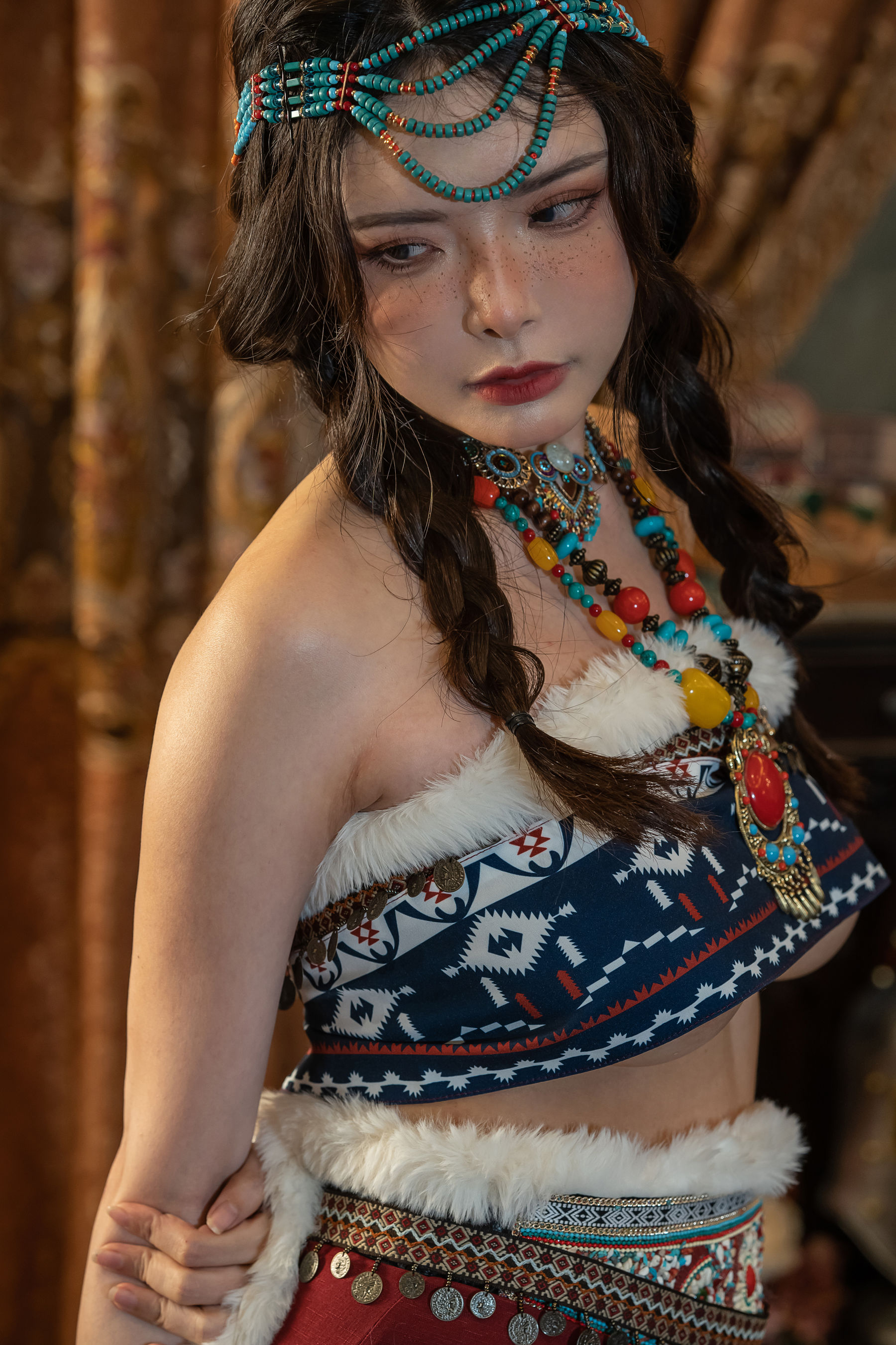 [福利COS] 秋和柯基(夏小秋秋秋) - 雀斑少女第4张