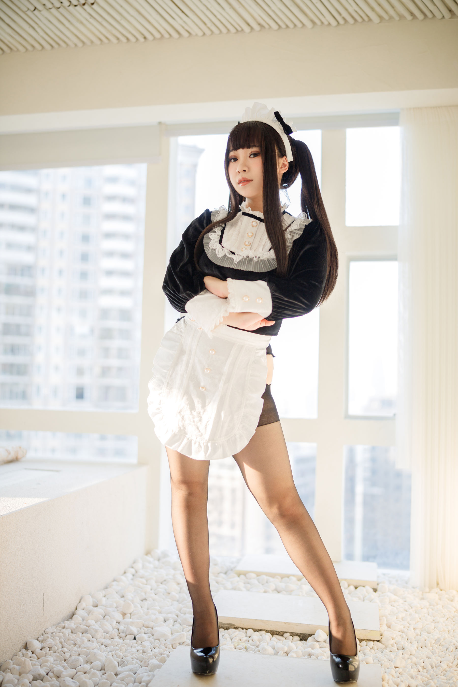 [福利COS] 胡桃猫Kurumineko - 更衣女仆第10张