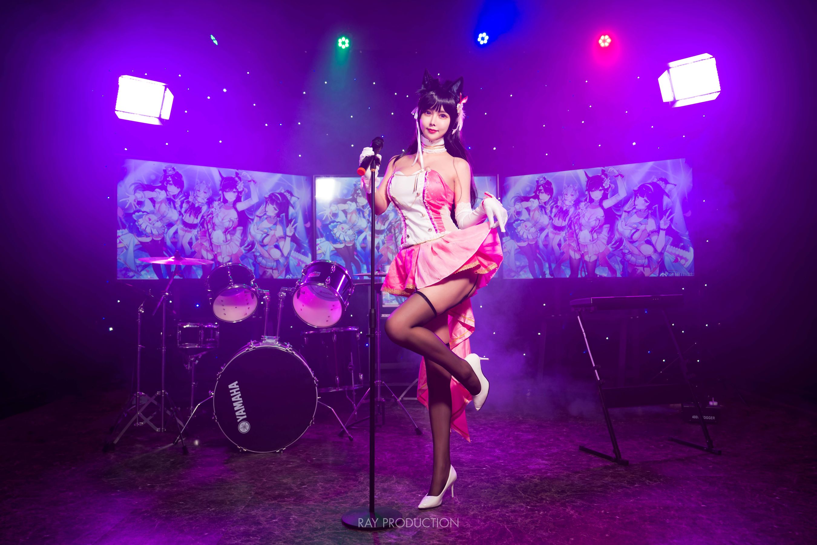 [福利COS] 亚马逊鲶鱼 - 爱宕 打歌服第3张