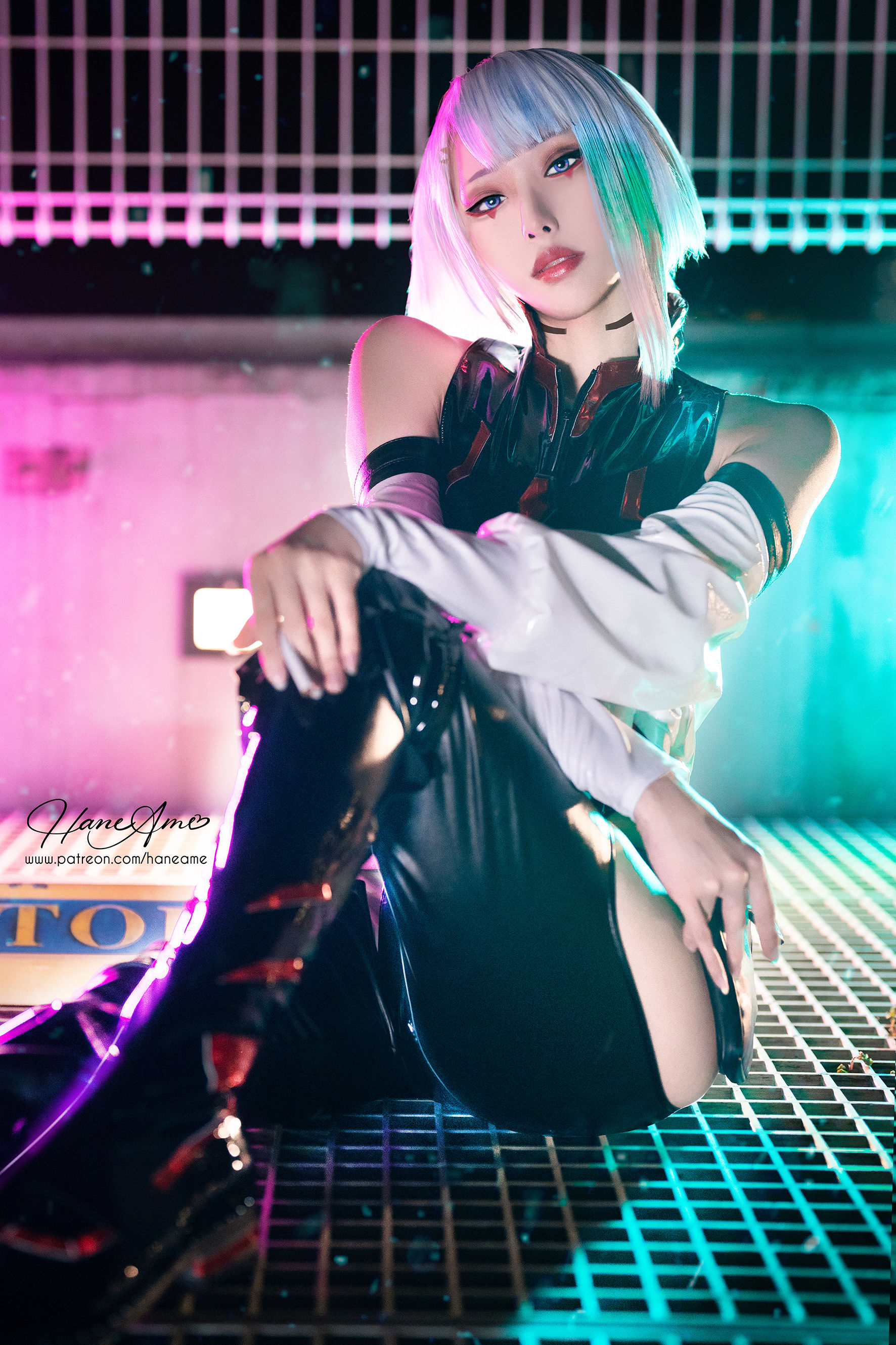 [福利COS] Hane Ame 雨波写真 - Cyberpunk Lucy第6张