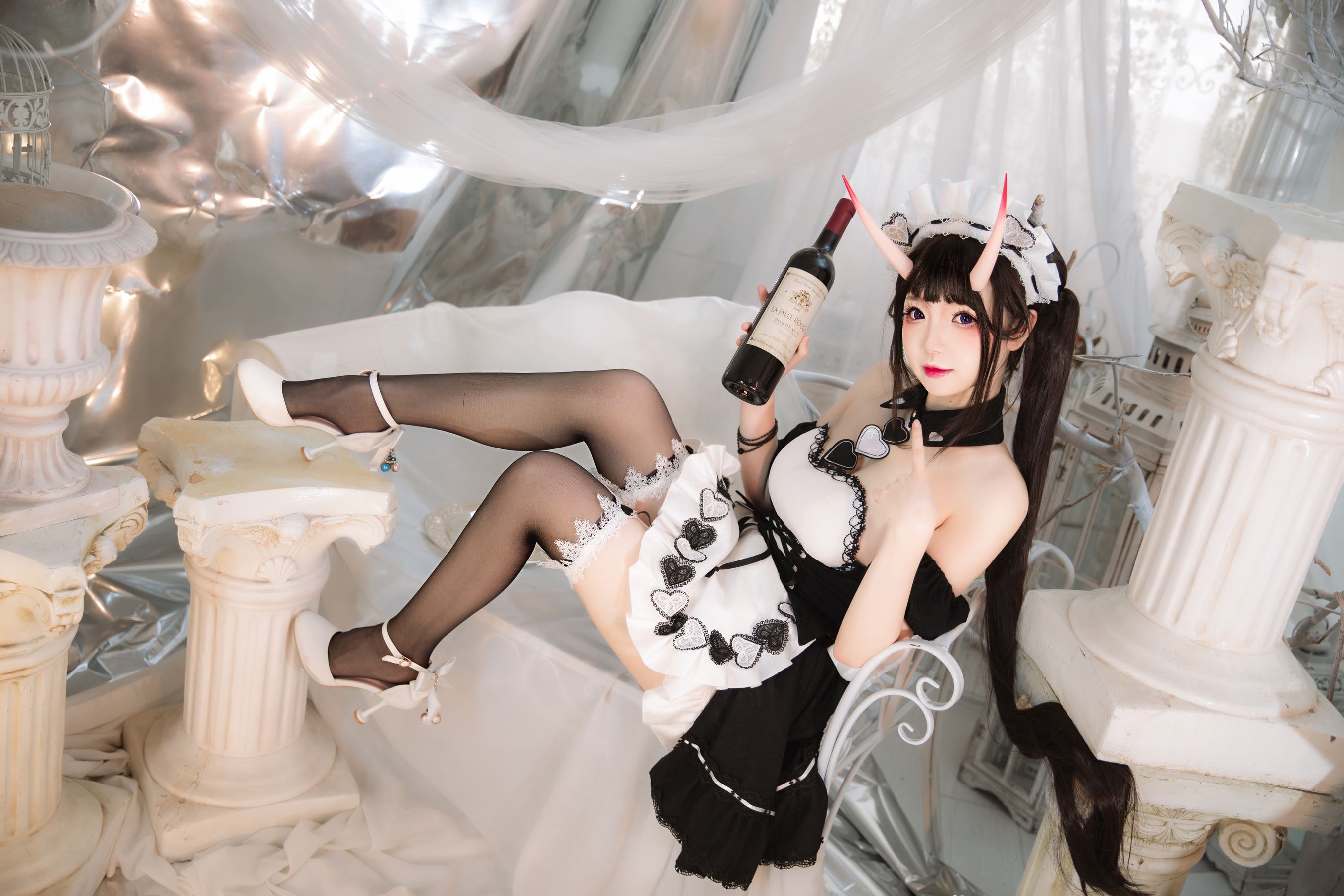 [福利COS] 动漫博主雪晴Astra - 能代女仆第11张