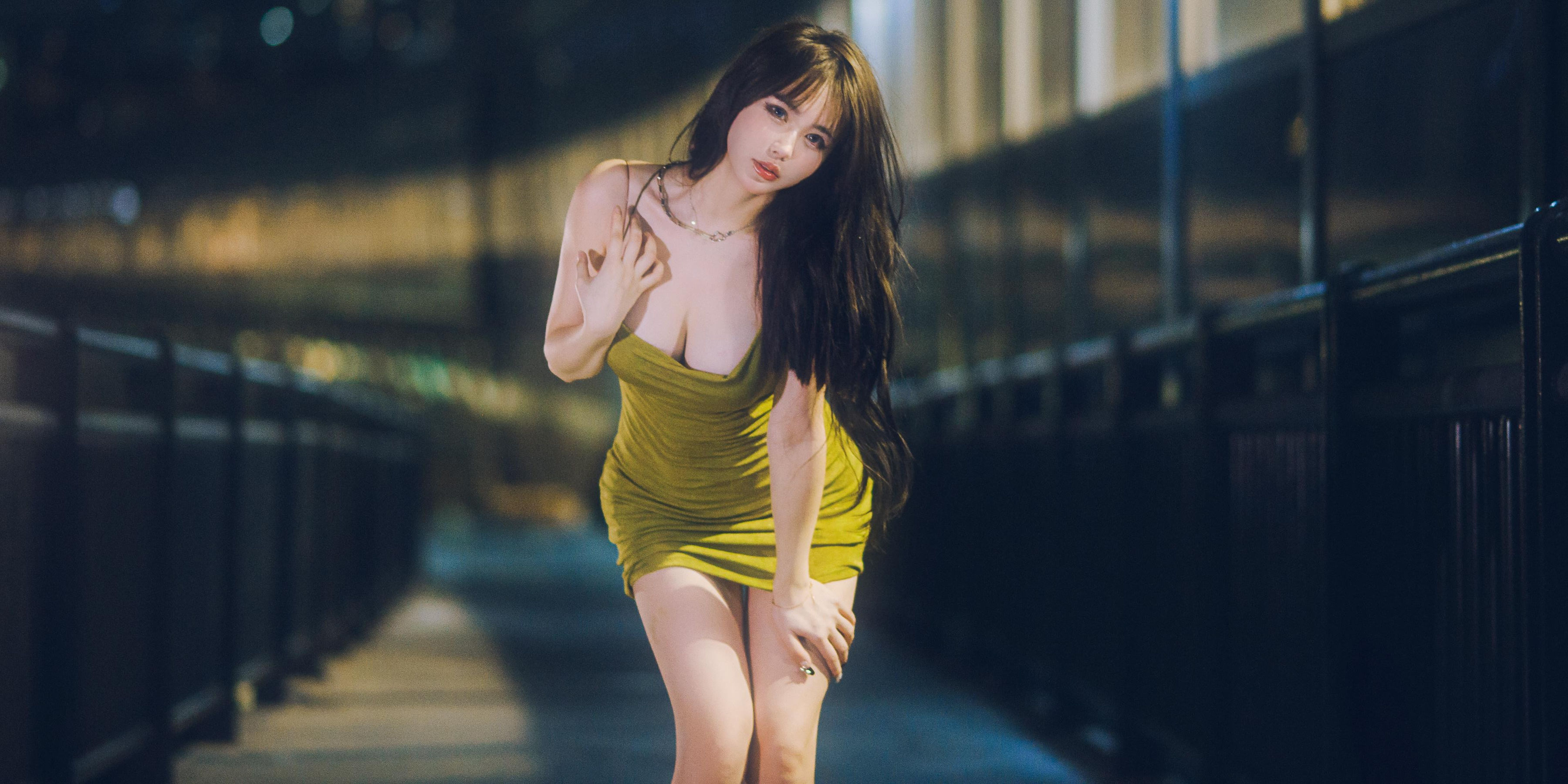 [福利COS] Tina很妖孽呀 - 绿色连衣裙第10张