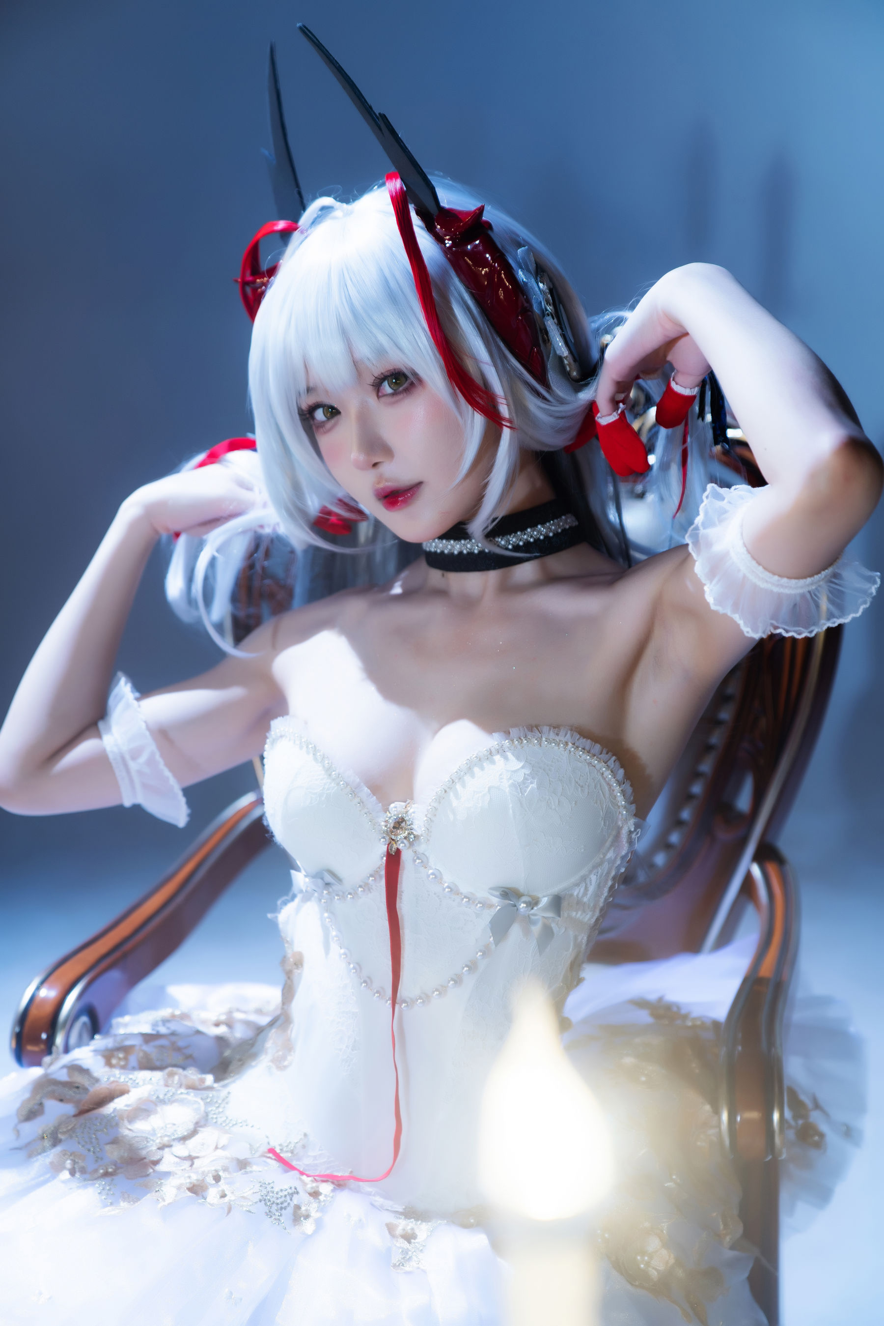 [福利COS] 动漫博主阿包也是兔娘 - 明日方舟 芭蕾第8张