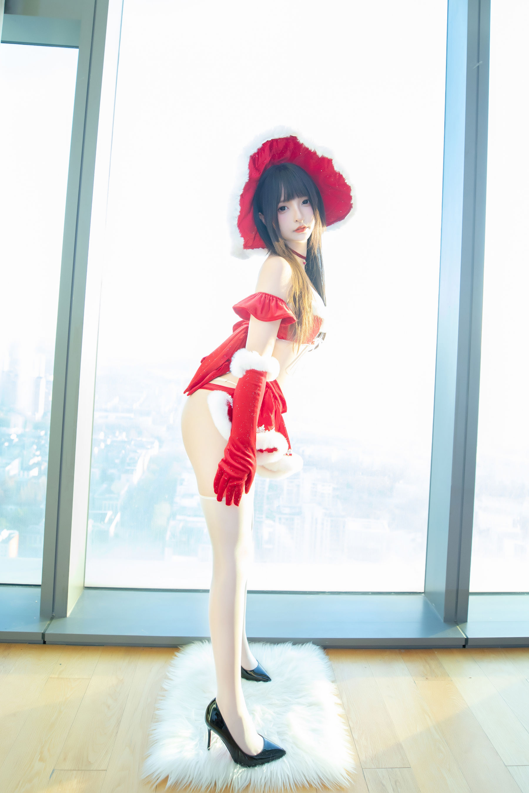 [福利COS] 萝莉神楽板真冬 之圣诞魔法第6张