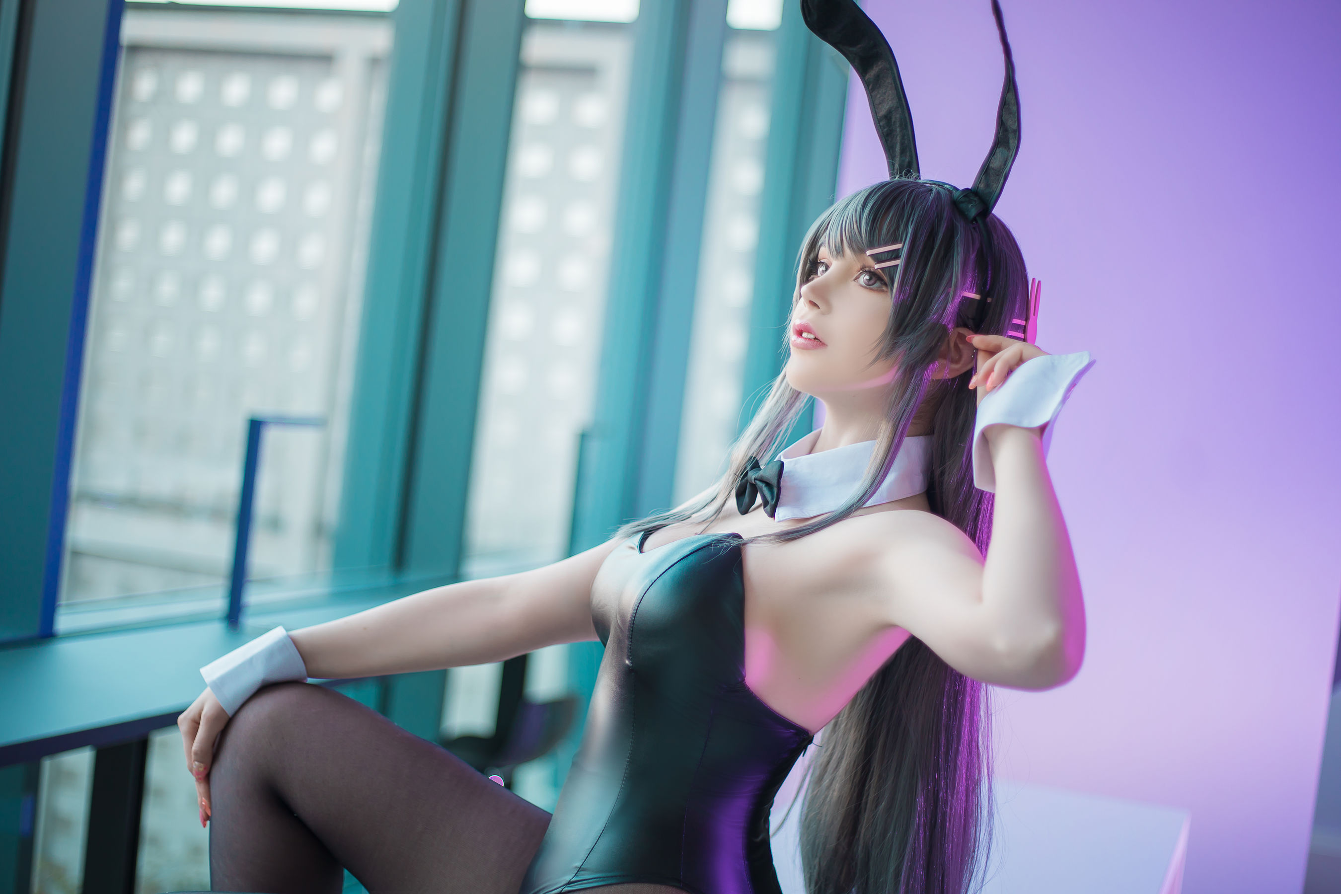 [COS福利] 国外美女SayaTheFox - 麻衣学姐第5张