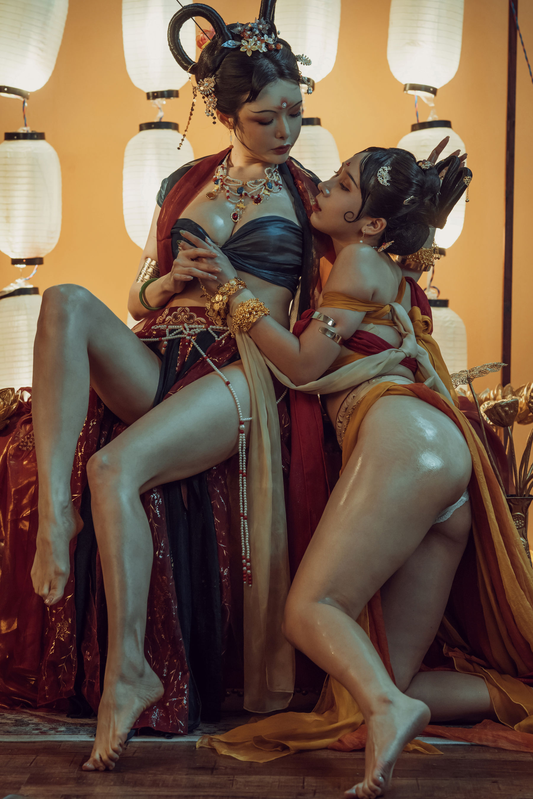 [福利COS] 秋和柯基(夏小秋秋秋) &amp; 奶桃  - 红尘梦