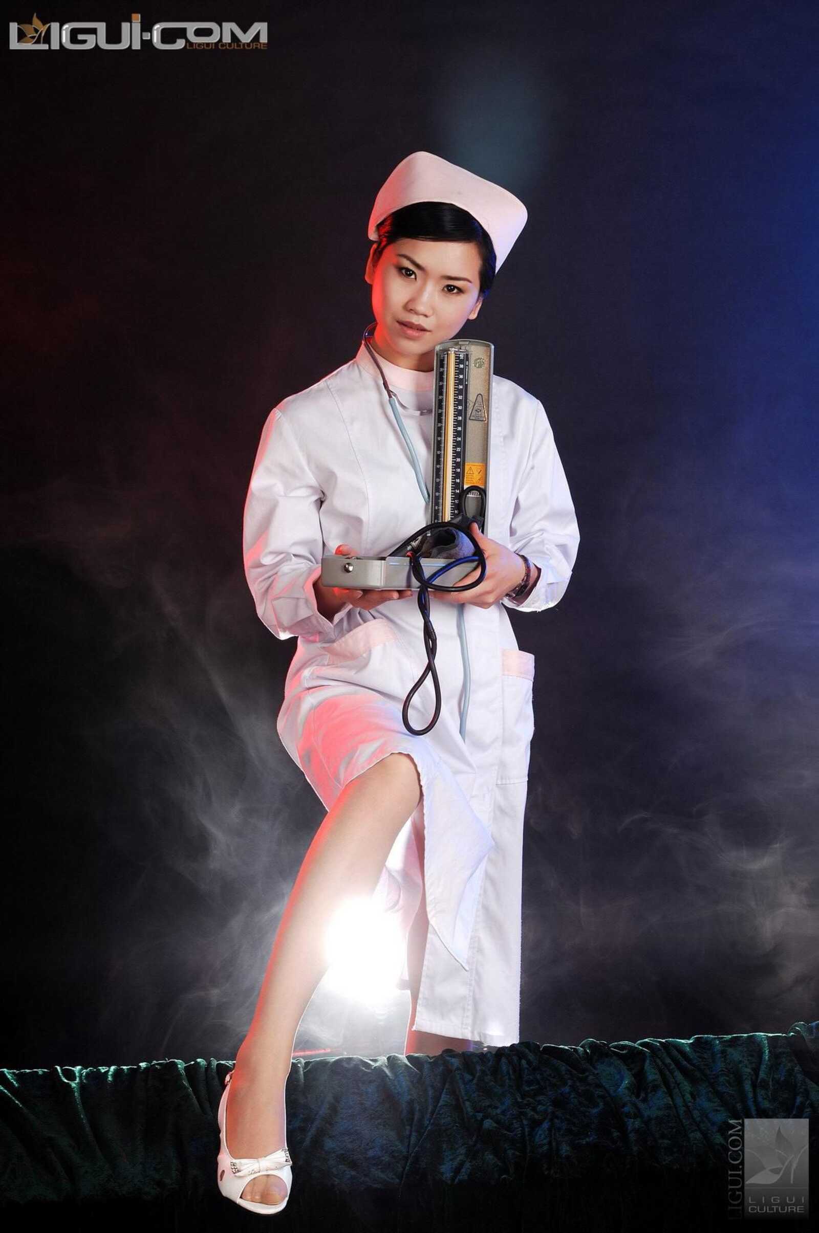 Model 由美《性感的天使护士》 [丽柜LiGui] 丝足写第13张