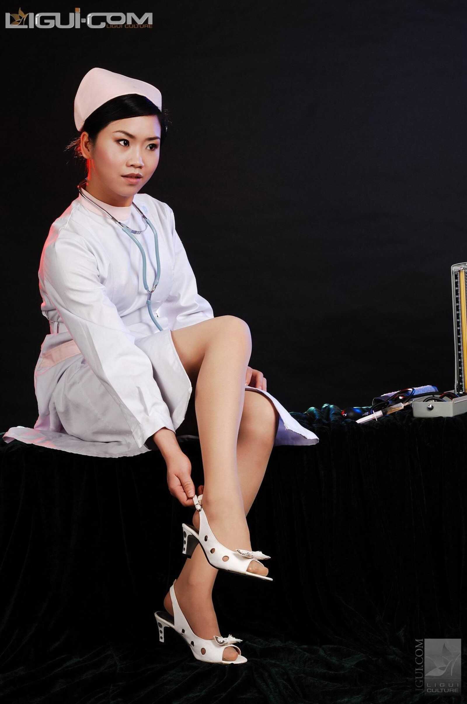 Model 由美《性感的天使护士》 [丽柜LiGui] 丝足写第10张