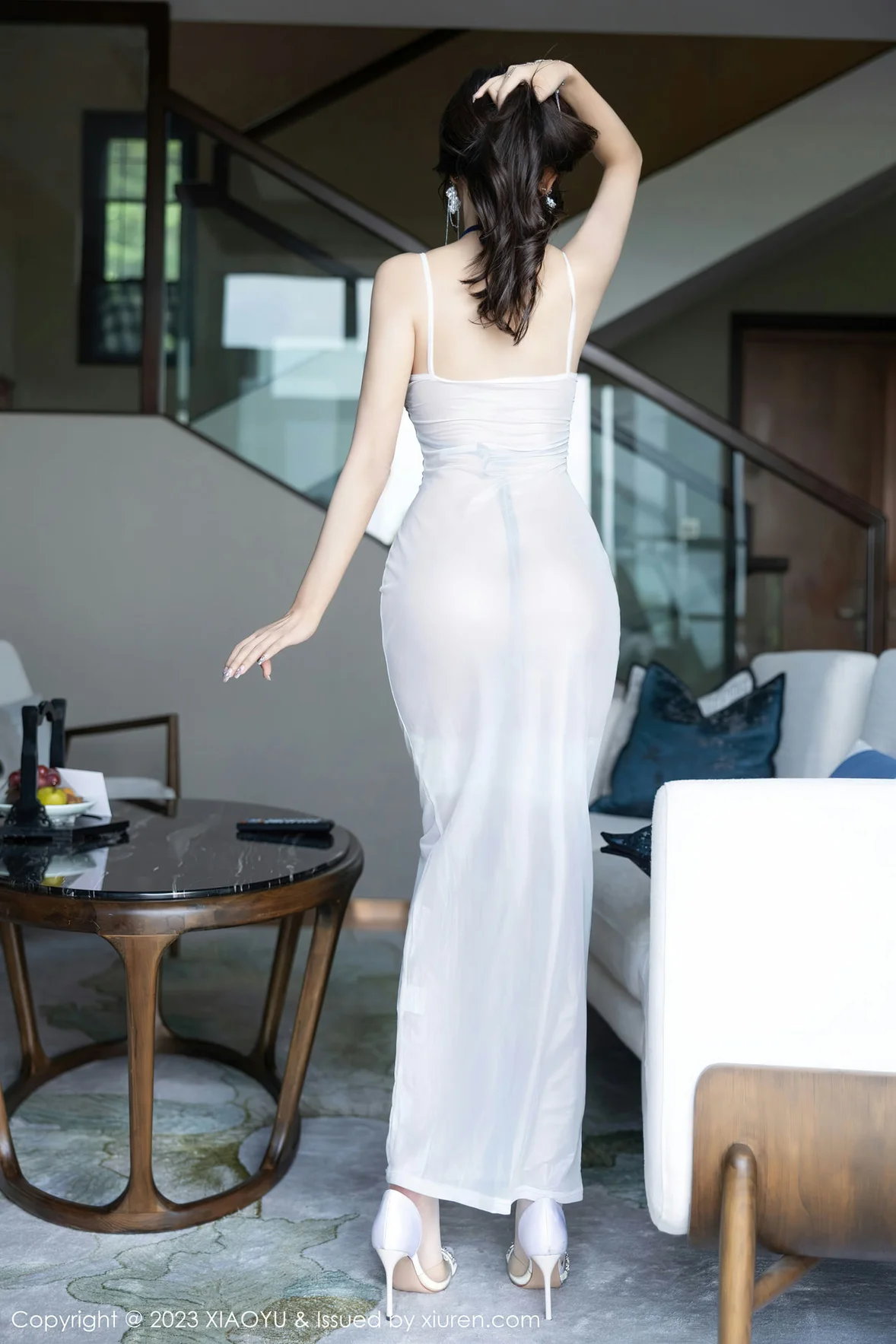  XIAOYU 语画界 Vol.1052 王馨瑶yanni 白色轻透连衣长裙贵州旅拍 [98P]第8张
