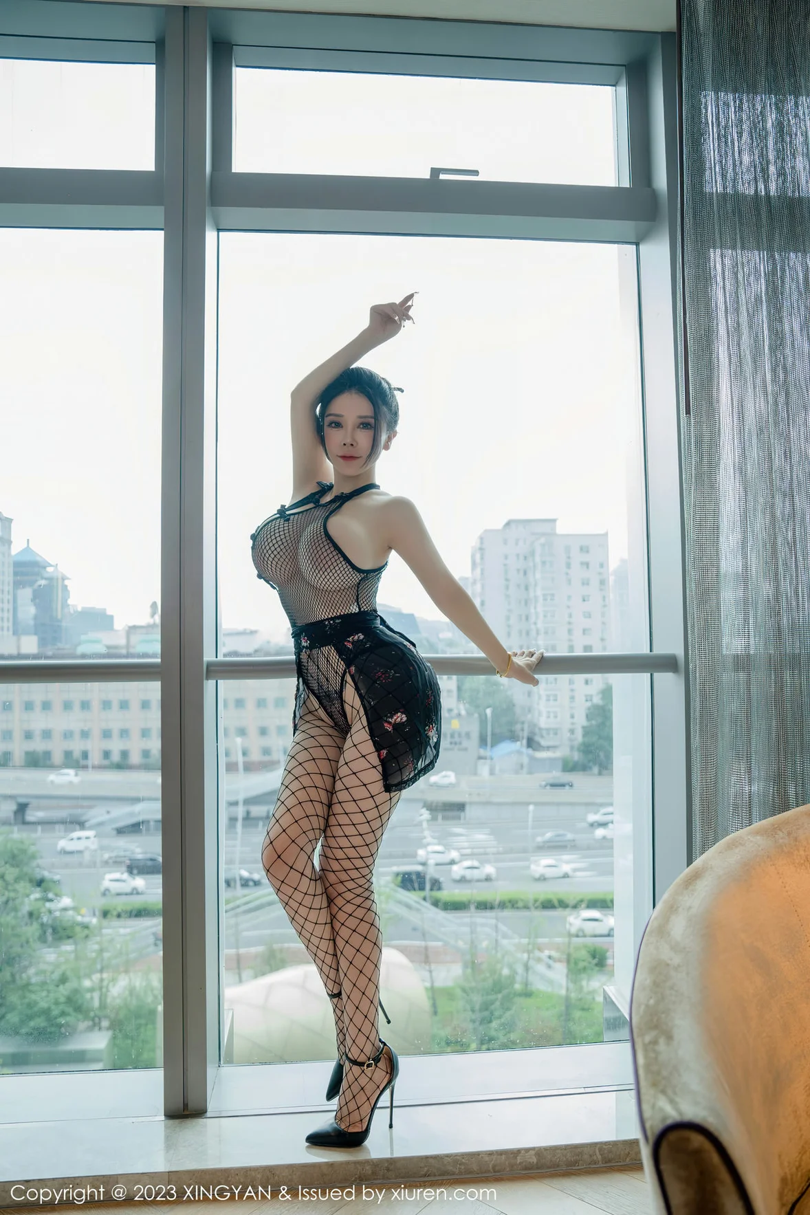  星颜社 Vol.207 潘娇娇 网格连体衣 [84P]第1张