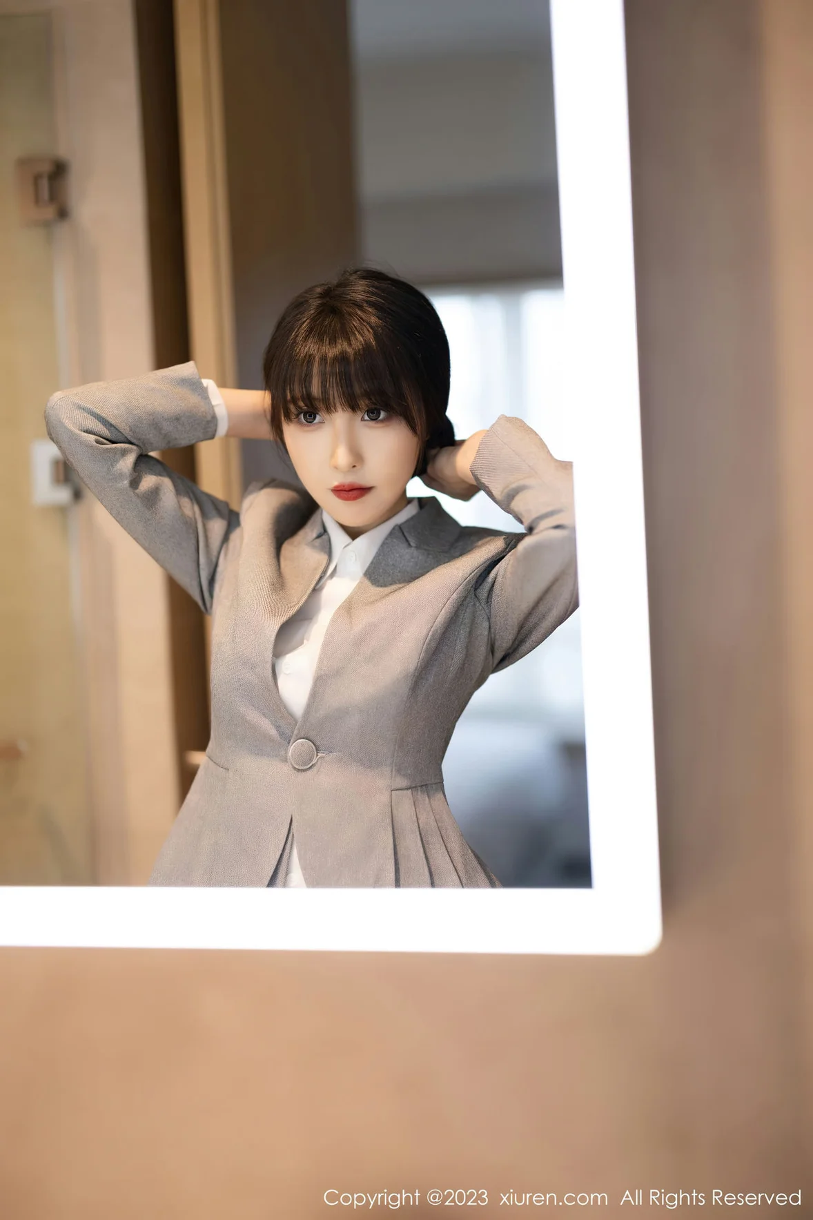  秀人网 No.7422 林星阑 OL职场安吉旅拍 [86P]第3张