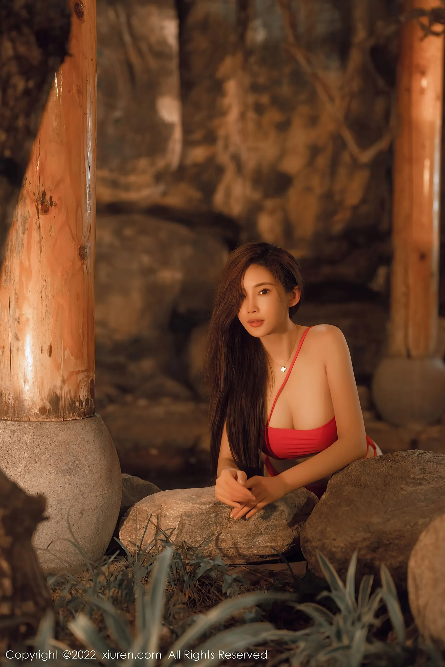  秀人网 No.6014 Carol周妍希 温泉写真第3张